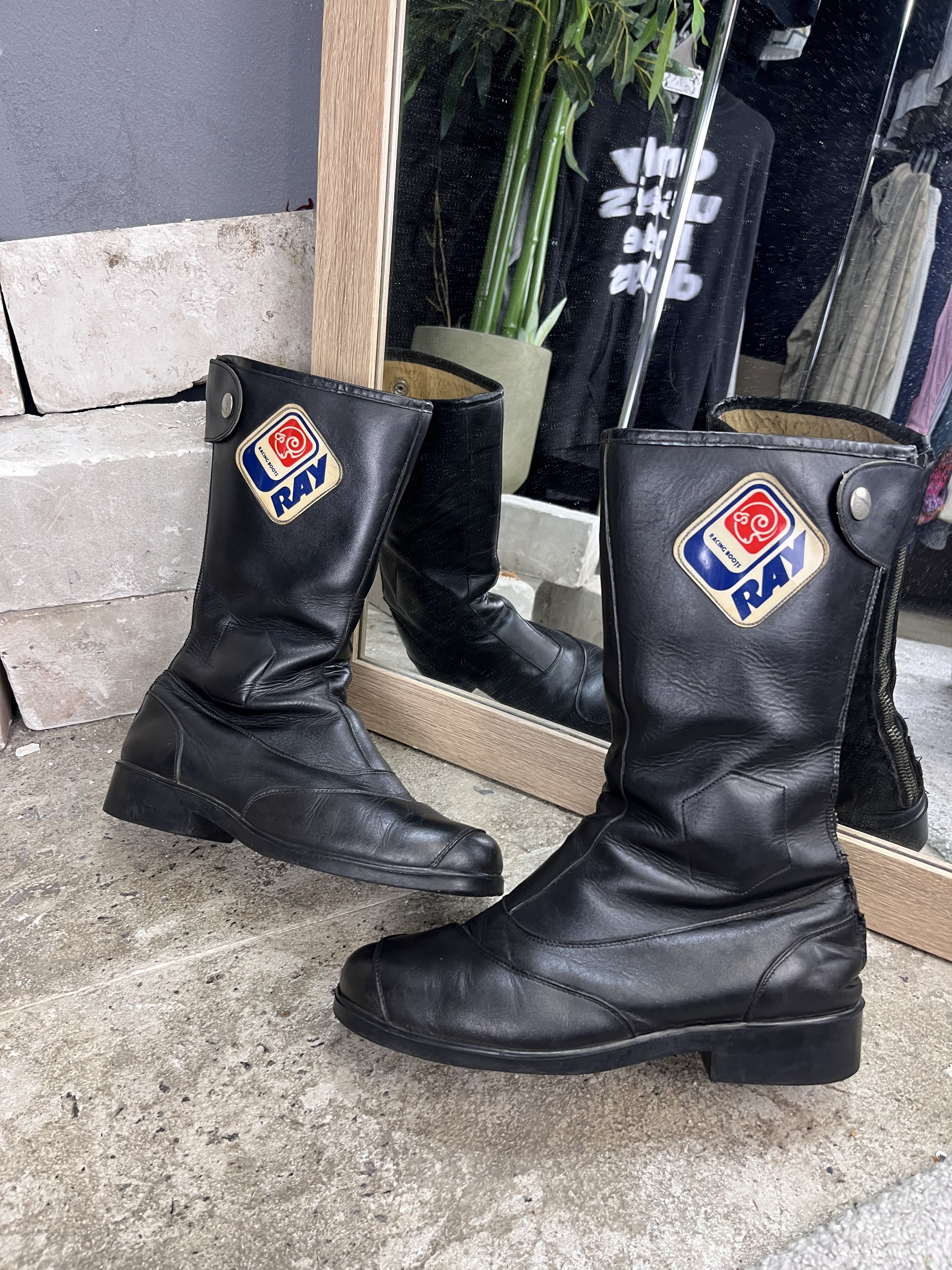 Other 1990s RAY RACING LEATHER MOTO BOOTS - 5130 Size US 9 / EU 42 - 1 Thumbnail
