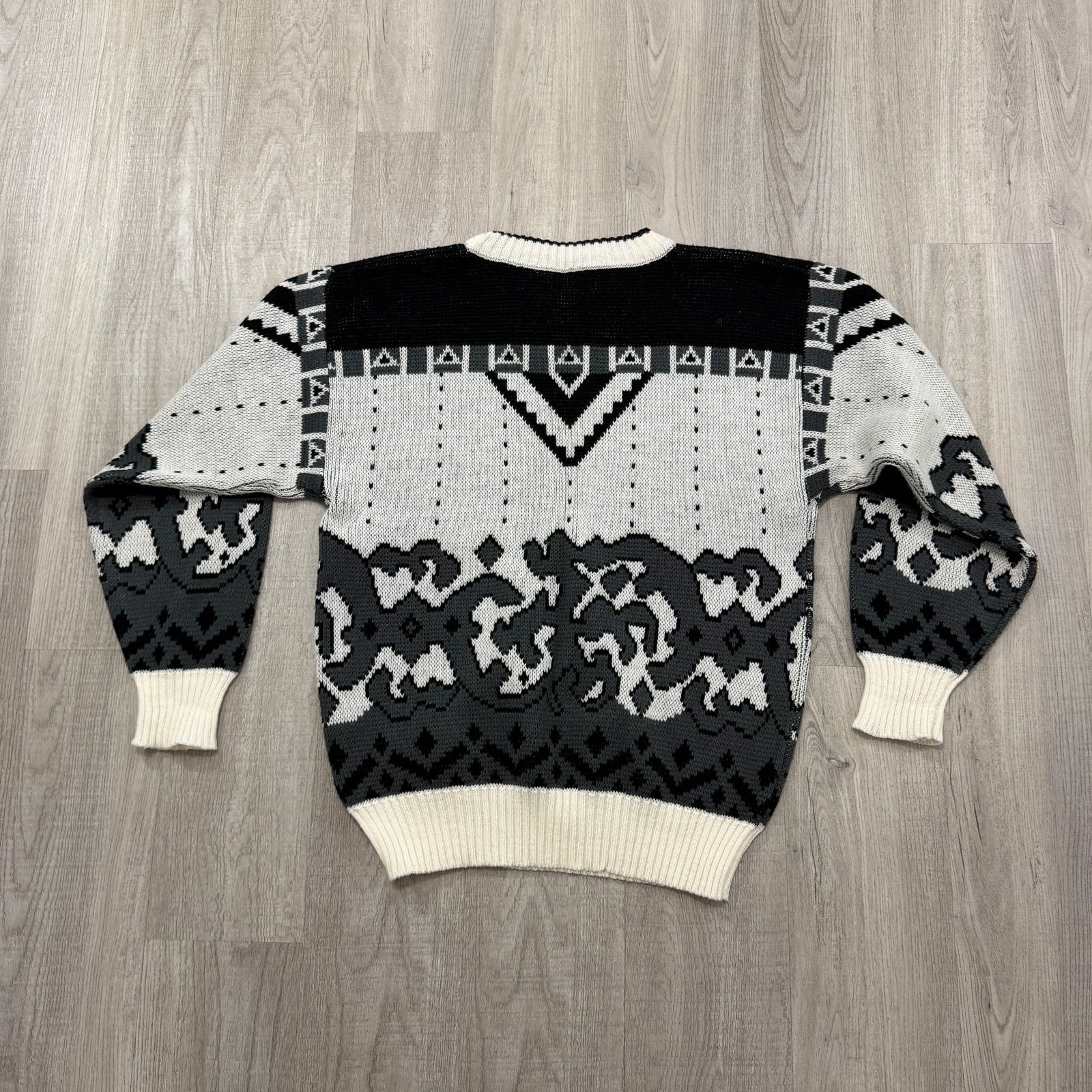 Vintage Vintage Private Stock Sweater Men's Small Geometric Knit 90s Size US S / EU 44-46 / 1 - 5 Thumbnail