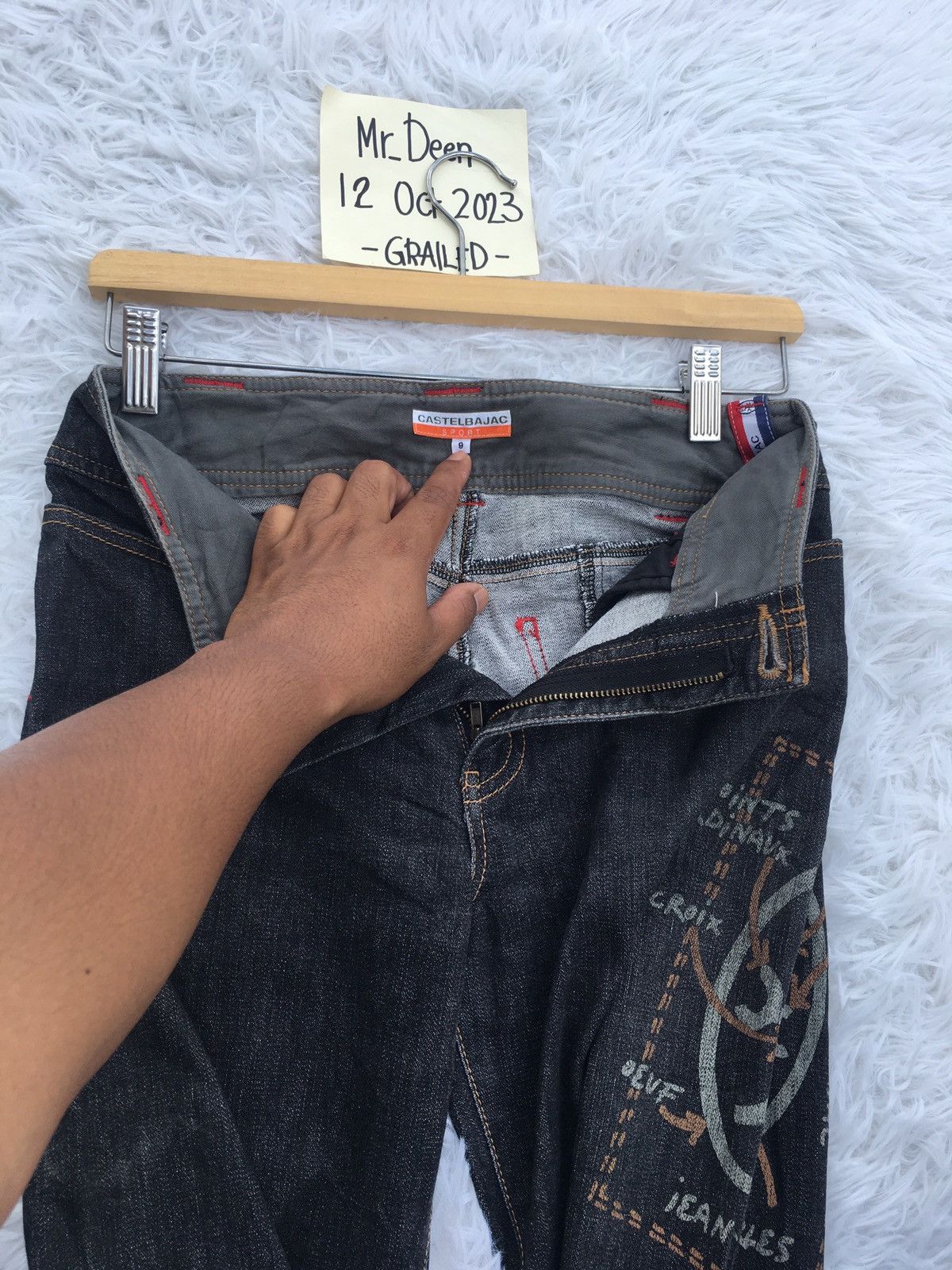 Jean Charles De Castelbajac Rare Vintage Jean Charles de Castelbajac Jean/Denim Size US 26 / EU 42 - 9 Thumbnail