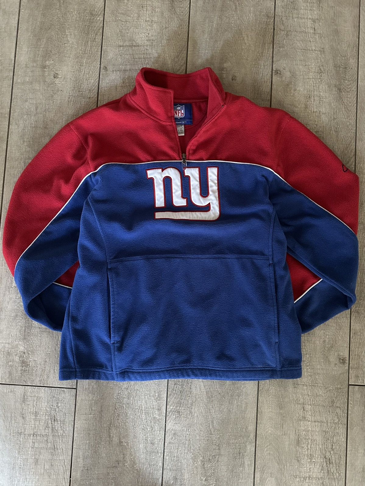 NFL NY Giants Quarter Zip Fleece Size US S / EU 44-46 / 1 - 1 Thumbnail