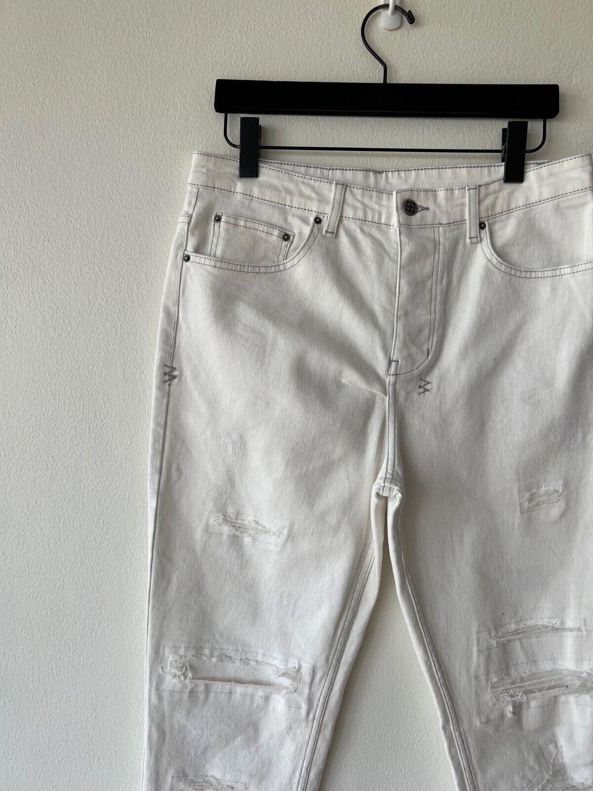 Ksubi new Ksubi mens denim jean slim small medium white ivory 32 Size US 32 / EU 48 - 4 Thumbnail