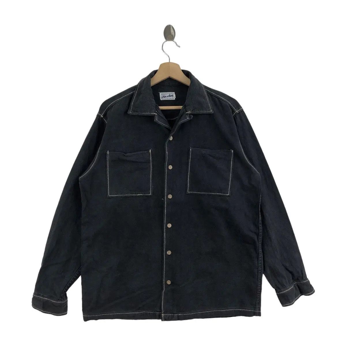 Vintage Vtg OCTOPUS ARMY SHIBUYA Japan Western Chore Jacket Denim Size US M / EU 48-50 / 2 - 1 Thumbnail