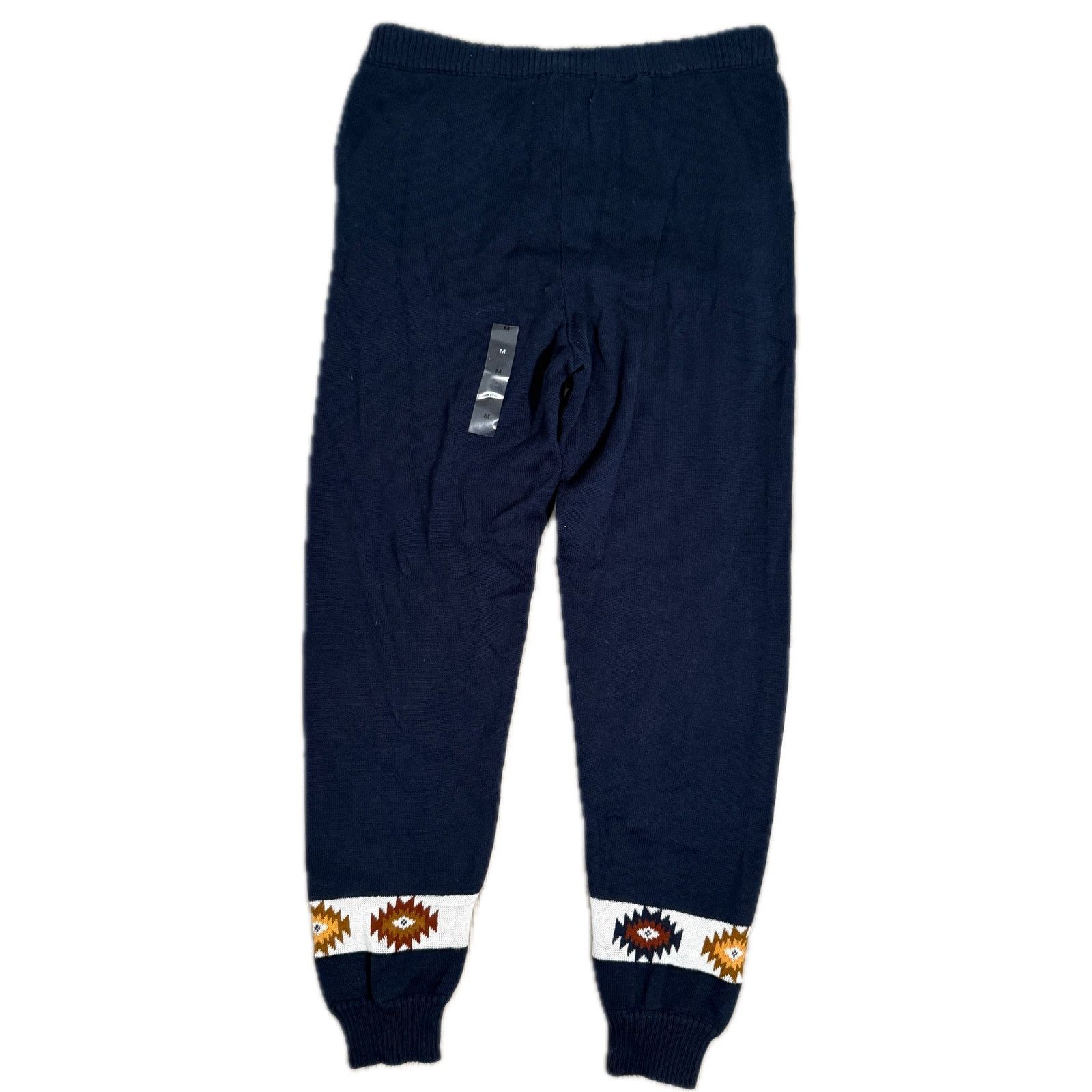 Other Sun + Stone Matty Knit Sweater Jogger Pants Navy Sz Medium Size US 33 - 5 Thumbnail