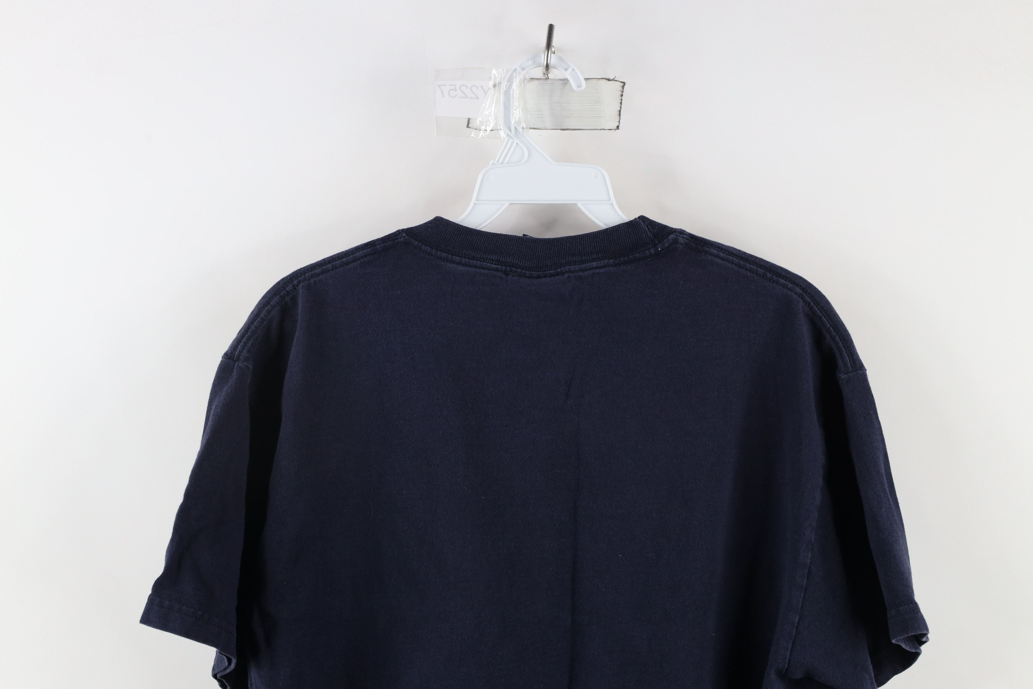 Vintage Vintage 90s Spell Out University of Michigan T-Shirt Blue Size US M / EU 48-50 / 2 - 8 Thumbnail