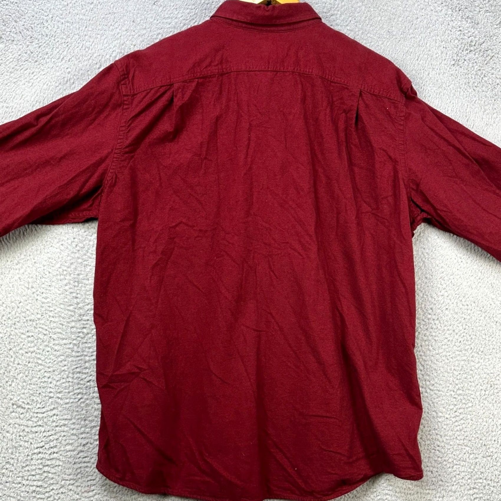 Eddie Bauer VINTAGE Eddie Bauer Relaxed Fit Flannel Shirt Men XL Red Button-Down Long Sleeve Casual Size US XL / EU 56 / 4 - 3 Thumbnail