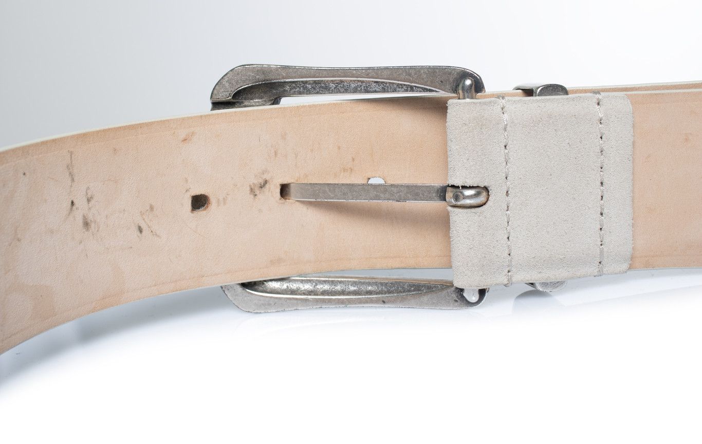 Iro IRO, white suede belt Size ONE SIZE - 6 Thumbnail