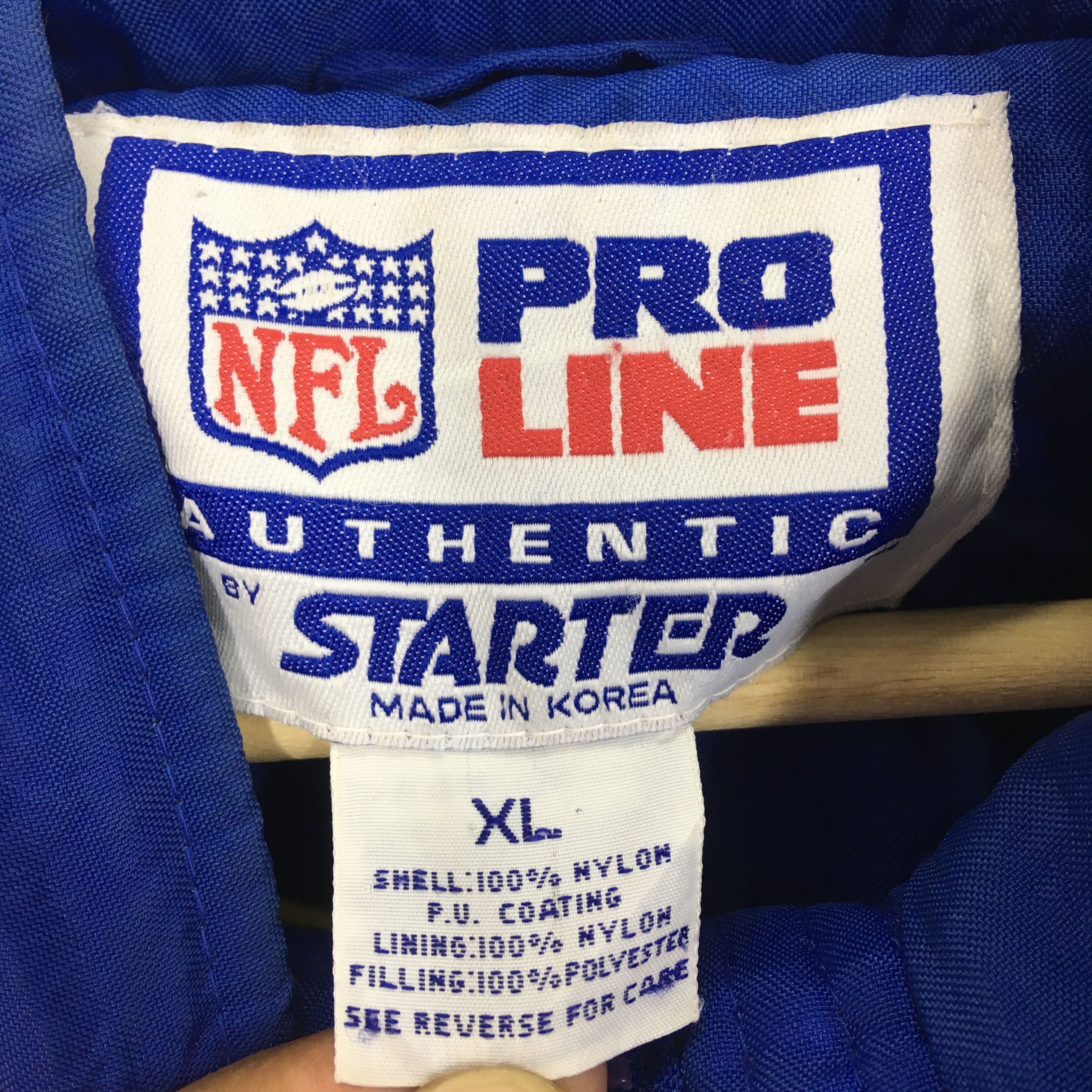 Starter Vintage 90's St. Louis Rams Football Blue Bomber Jacket Size US XL / EU 56 / 4 - 10 Thumbnail