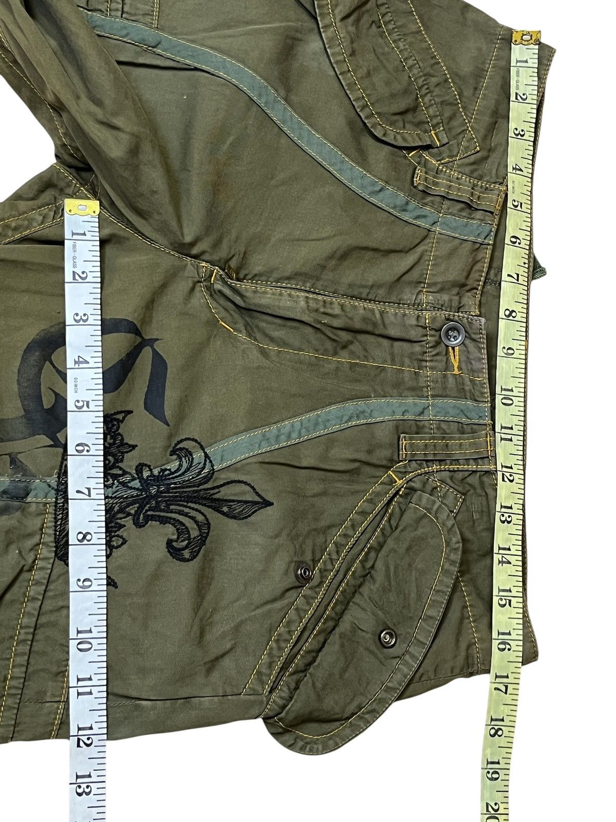 Japanese Brand Japanese CRYSTAL BUSH bondage military style cargo pant Size US 33 - 17 Thumbnail