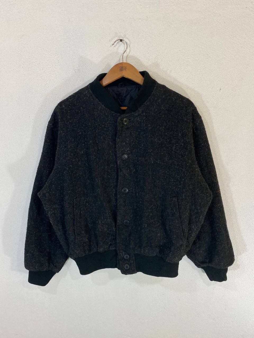 Japanese Brand vintage japanese brands wool bomber jacket nice design Size US M / EU 48-50 / 2 - 1 Thumbnail