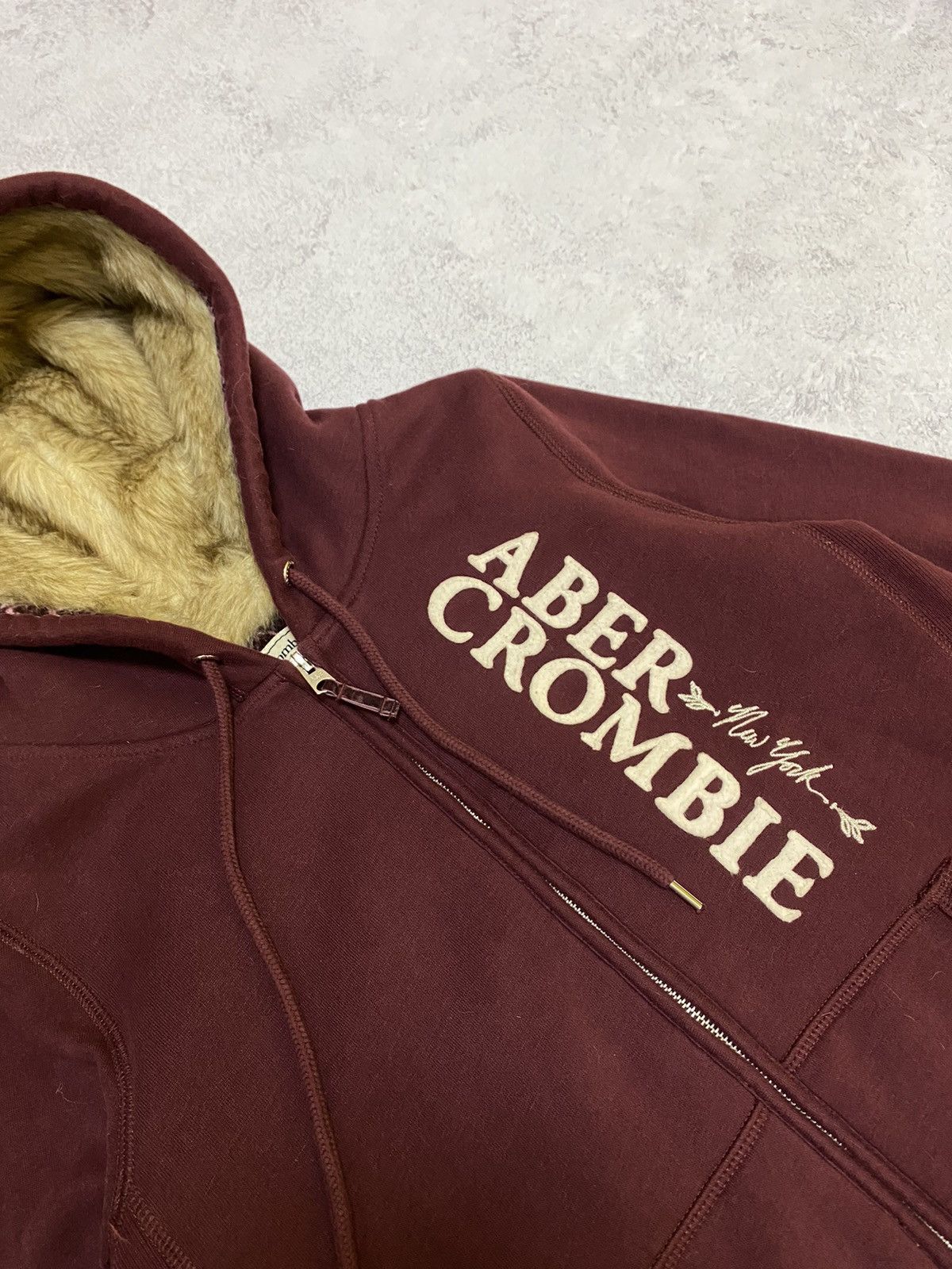 Abercrombie & Fitch Abercrombie&Fitch If Six Was Nine LGB Style Fur Zip Hoodie Size L / US 10 / IT 46 - 5 Thumbnail