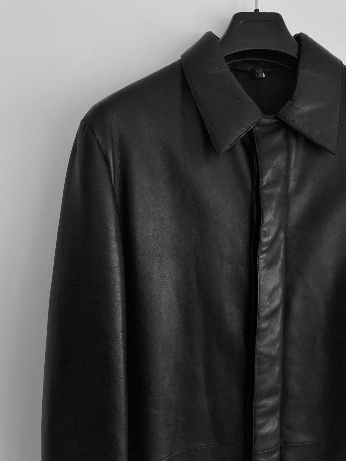 Dior × Hedi Slimane A/W 2002 “Reflexion” Padded Lambskin Coat Size US L / EU 52-54 / 3 - 4 Thumbnail