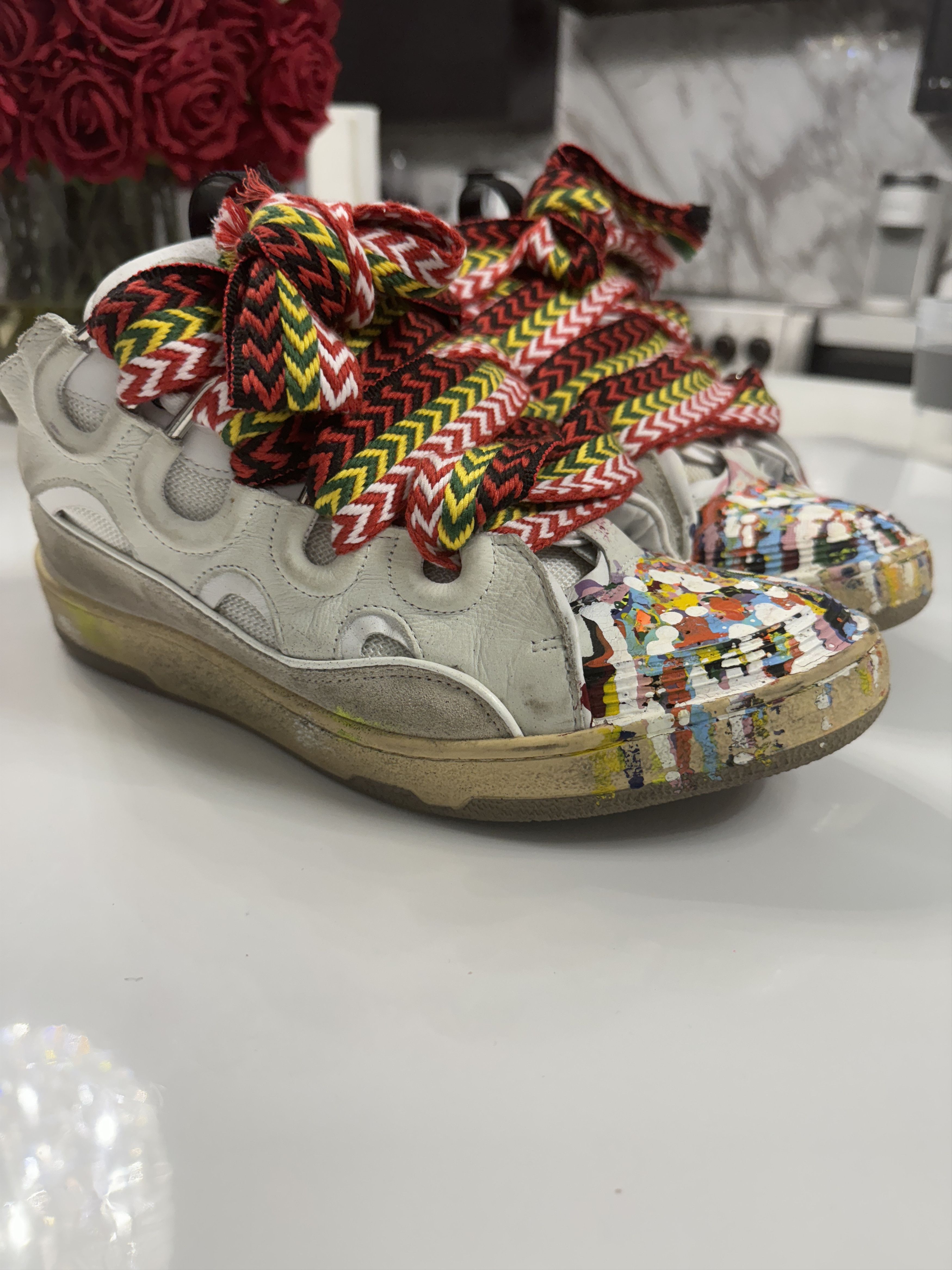 Gallery Dept. × Lanvin Gallery Dept. x Lanvin Printed Curb Sneakers Size US 10 / EU 43 - 7 Thumbnail