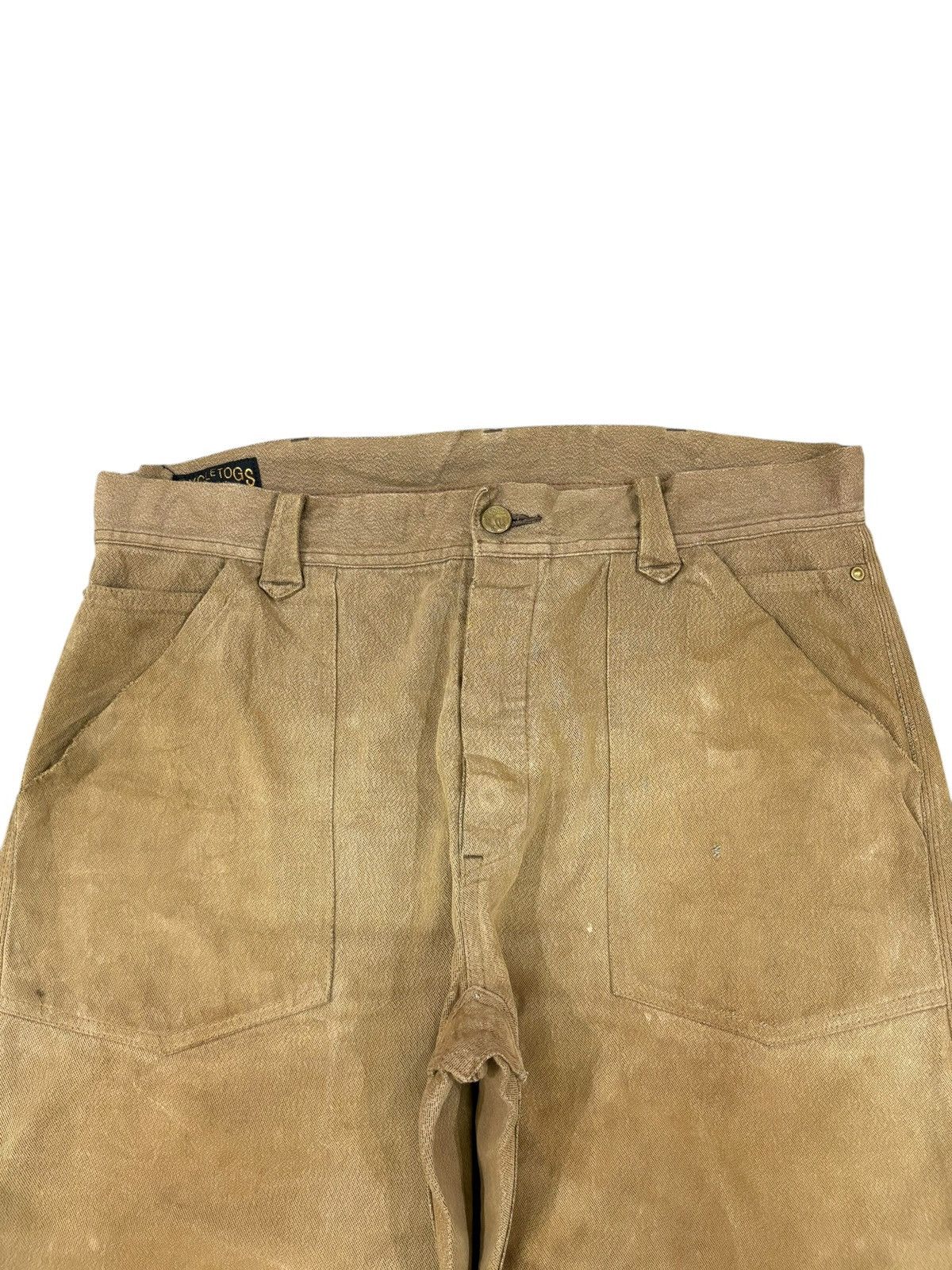 Japanese Brand Vintage Japanese Brand Buckle Back Carpenter Baggy Jeans Size US 34 / EU 50 - 4 Thumbnail