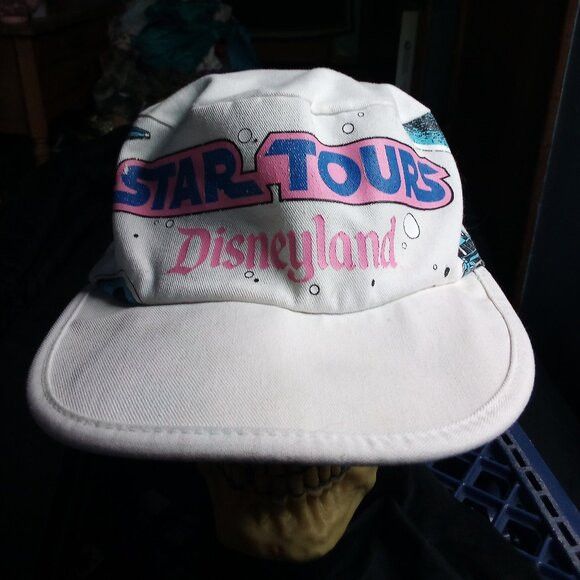 Disney Vintage Disneyland Star Tours Painter Hat Cap Size ONE SIZE - 1 Thumbnail