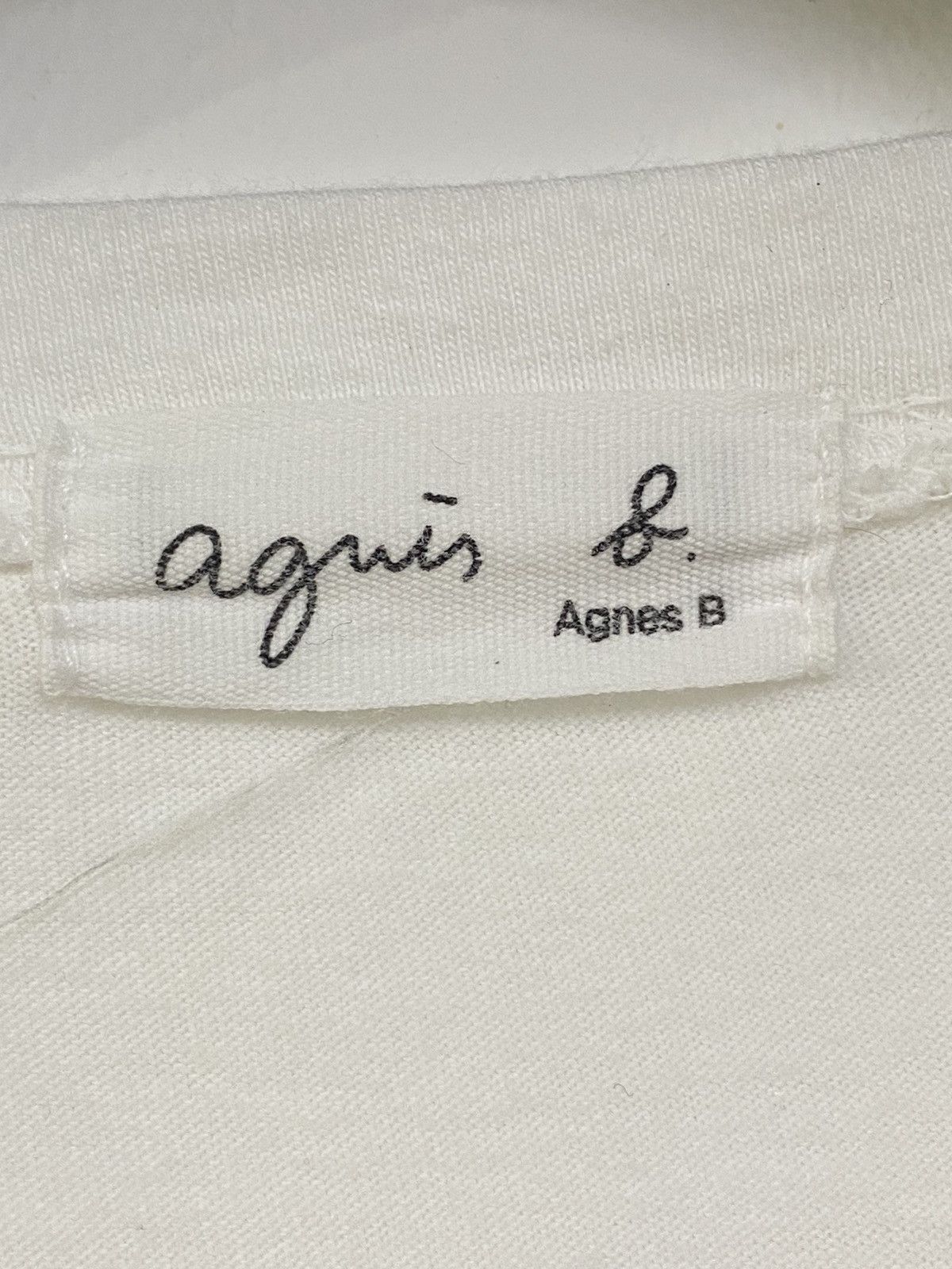 agnes b. 💥JAPANESE DESIGNER AGNES B BASIC SPELL OUT SHIRT Size M / US 6-8 / IT 42-44 - 4 Thumbnail