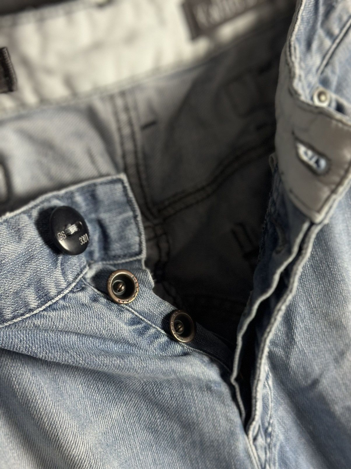 G-Star × Japanese Brand Vintage pants G Star Raw y2k dDenim Flared Baggy Japan Style Size US 34 / EU 50 - 9 Thumbnail
