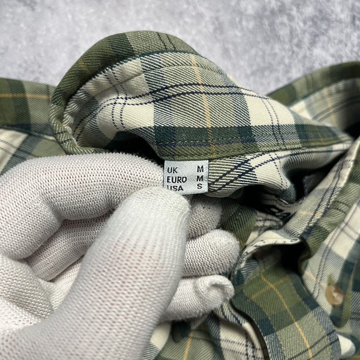 Barbour × Designer Vintage Barbour Checkered Flannel Shirt Luxury Button Down Size US M / EU 48-50 / 2 - 4 Thumbnail