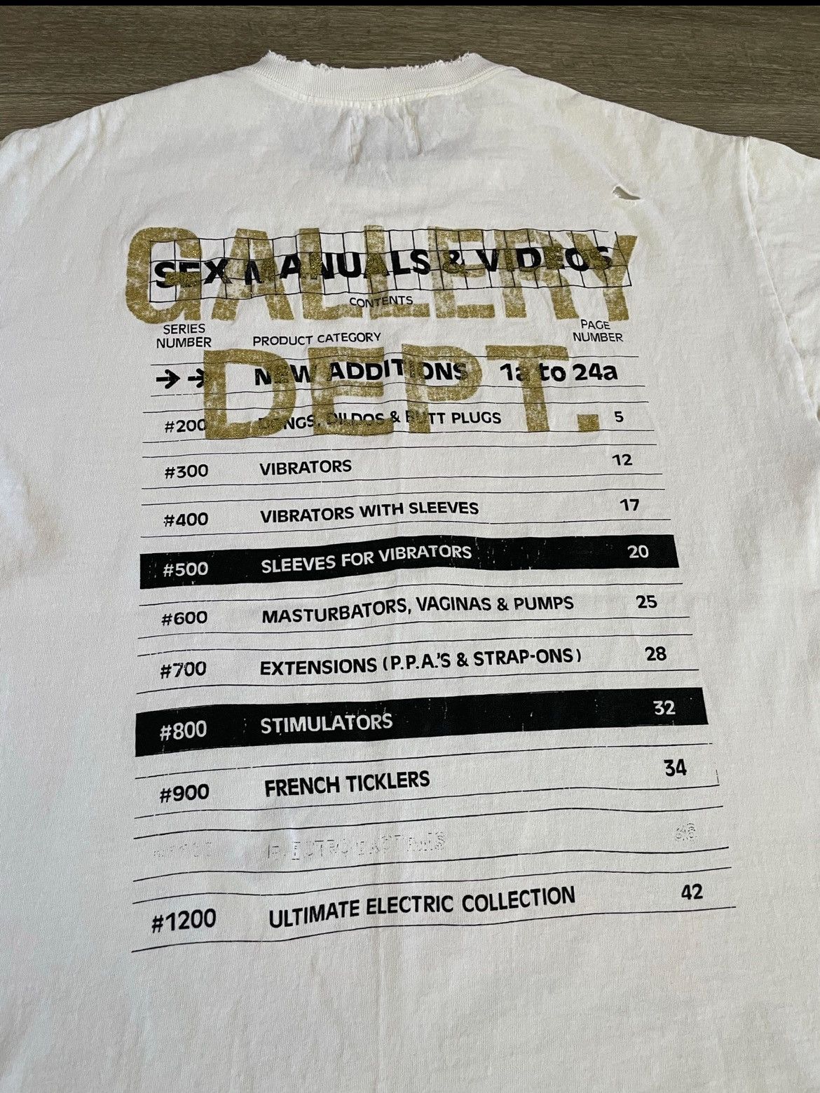 Gallery Dept. Gallery Dept. Sexual Positions Shirt Size US M / EU 48-50 / 2 - 4 Thumbnail