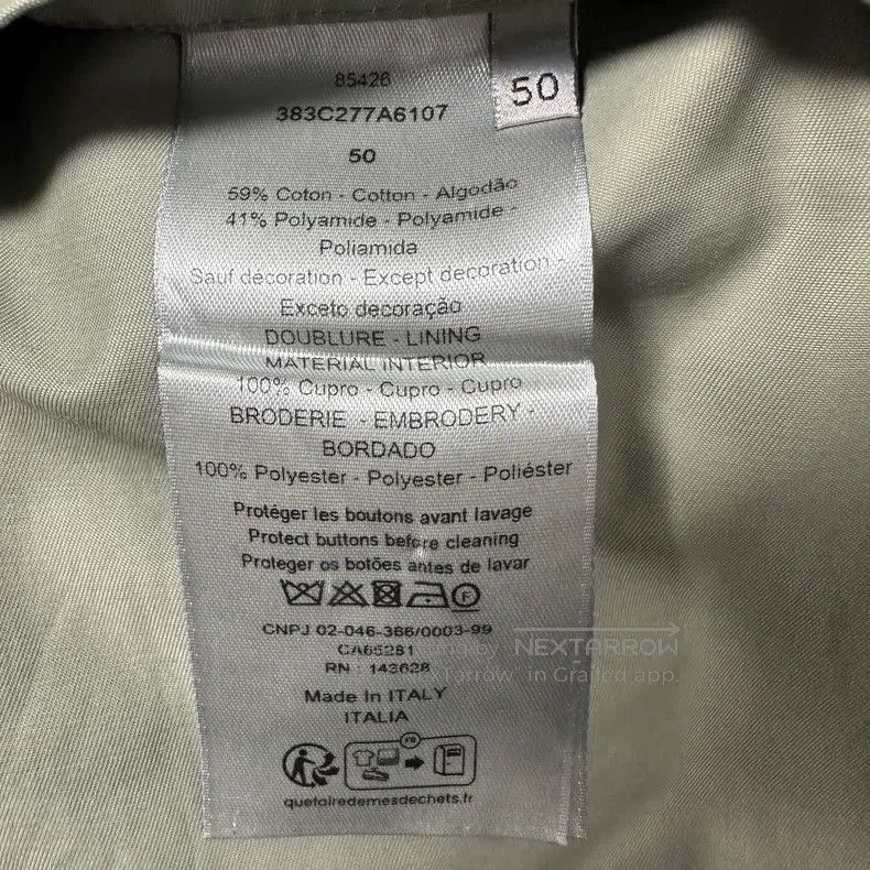 Dior Dior Slogan Lapel Workwear Suit Jacket i Size US M / EU 48-50 / 2 - 5 Thumbnail