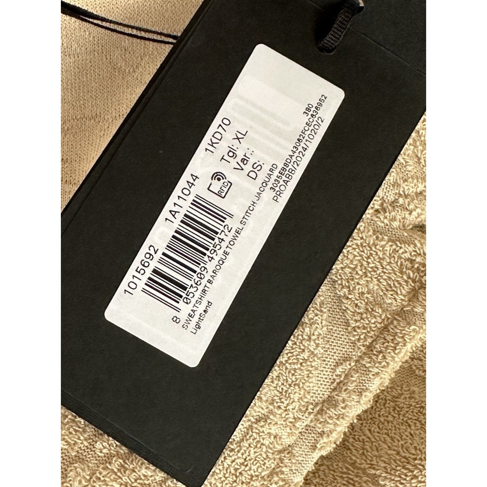 Versace Versace Barocco Jacquard Towel Shirt Size XL 1015692 Size US XL / EU 56 / 4 - 14 Thumbnail
