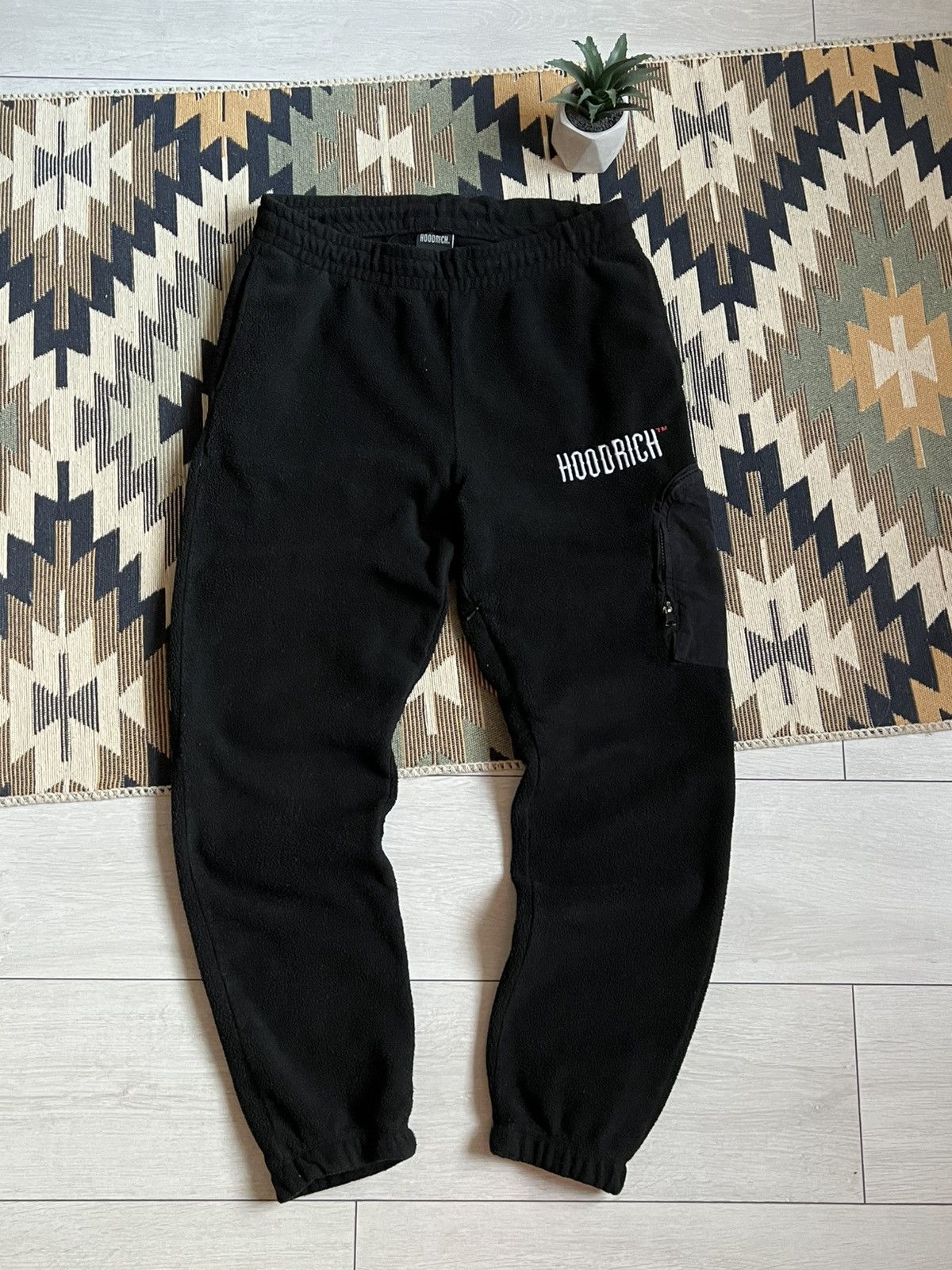 Hoodrich × Japanese Brand Hoodrich Y2k Drill Big logo Fleece Tracksuit Size US M / EU 48-50 / 2 - 14 Thumbnail