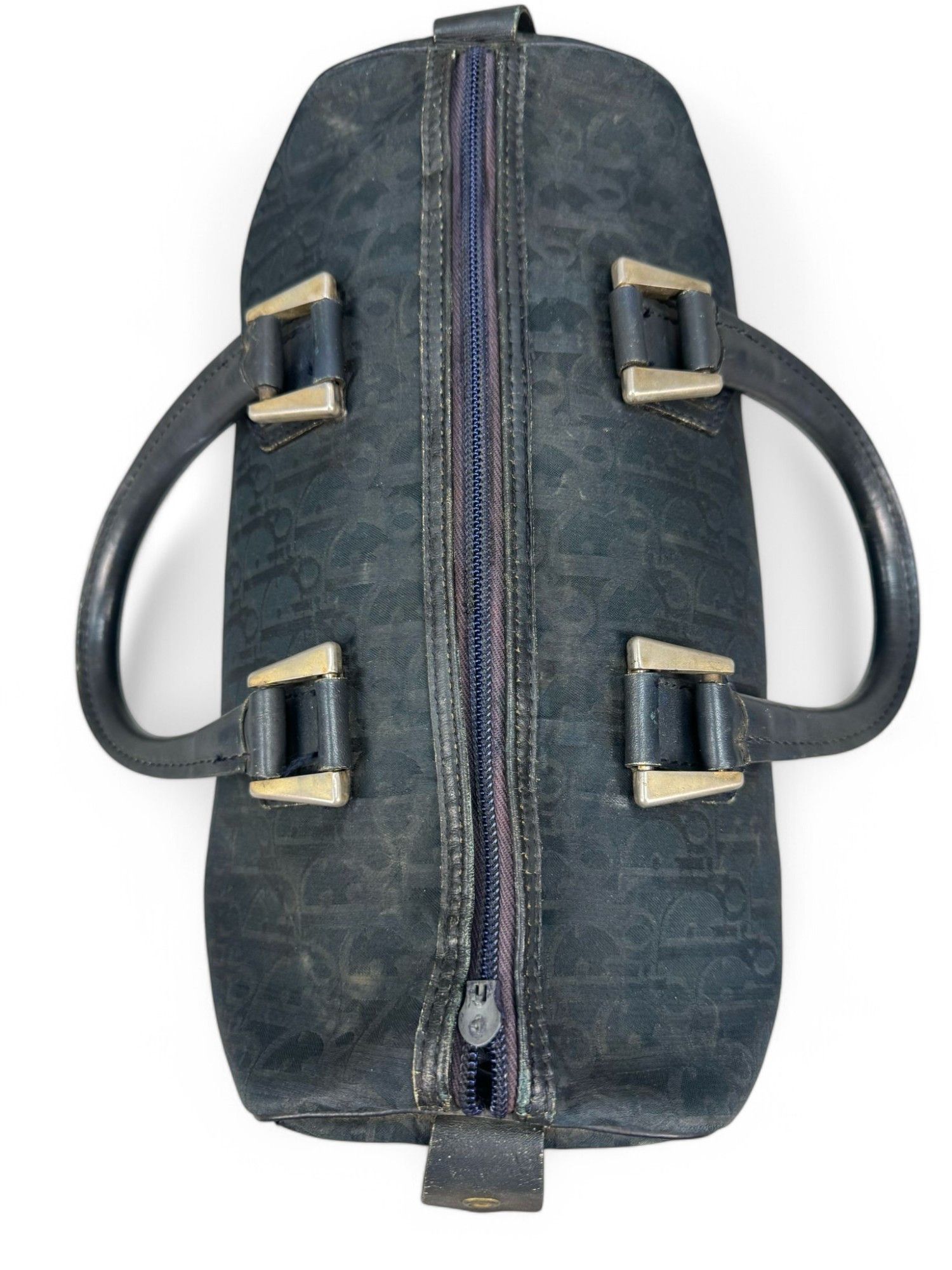 Dior Dior - Black Boston Handbag Monogram Canvas Leather Size ONE SIZE - 8 Thumbnail