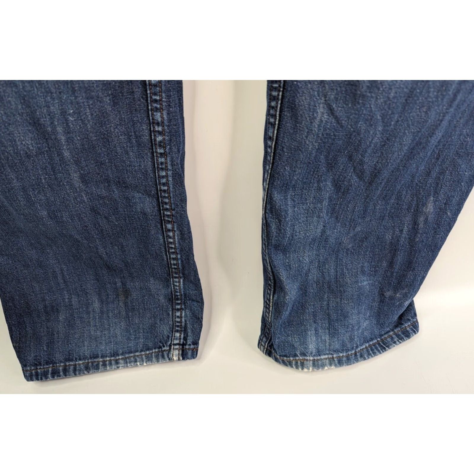 Levi's Levi's 569 Jeans Straight 36x32 Relaxed Black Denim Distressed 5-Pocket Zip Mid Waist Men Regular Size US 38 / EU 54 - 6 Thumbnail