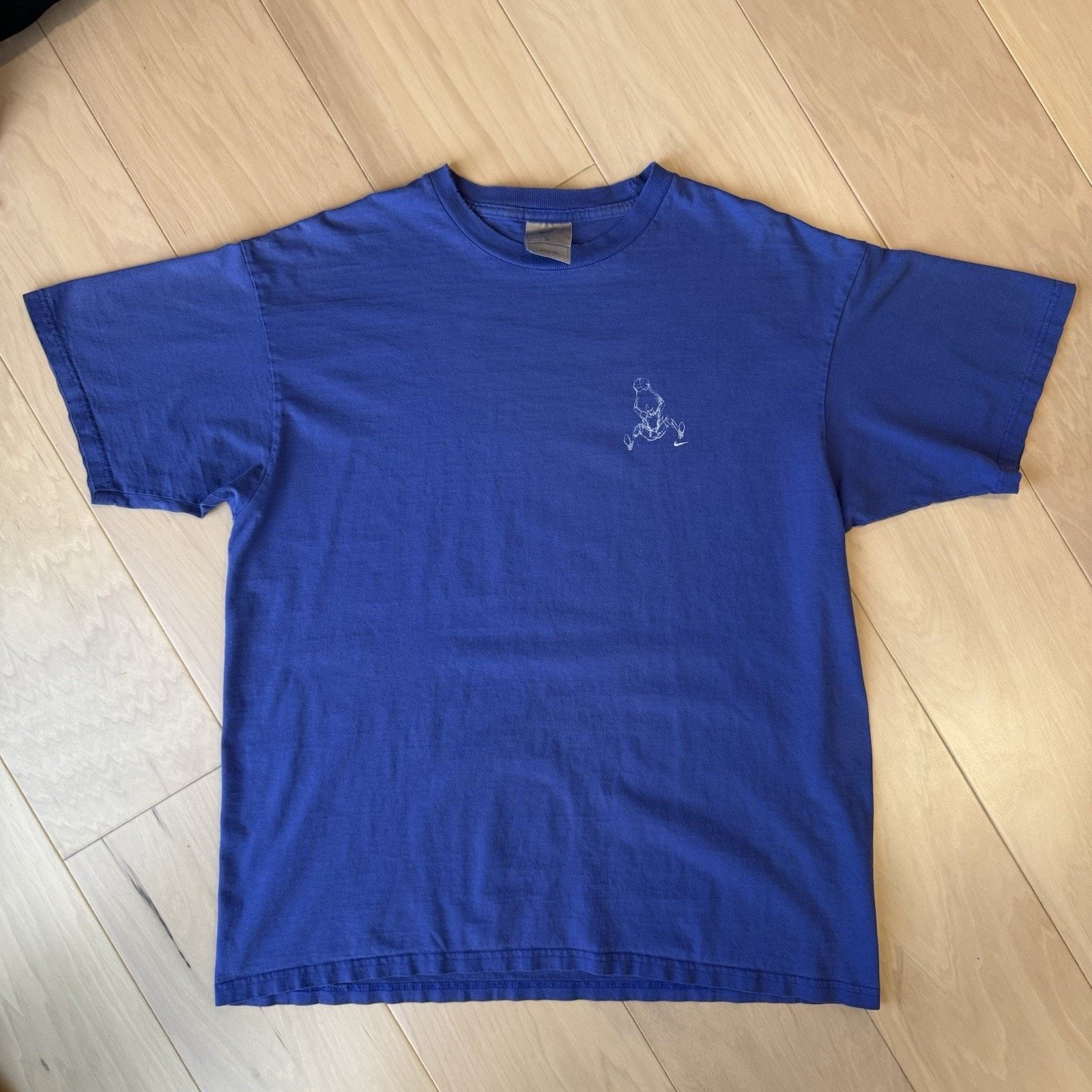 Nike Vintage Nike Shox Shirt Large Blue Made in USA Streetwear Size US L / EU 52-54 / 3 - 2 Thumbnail
