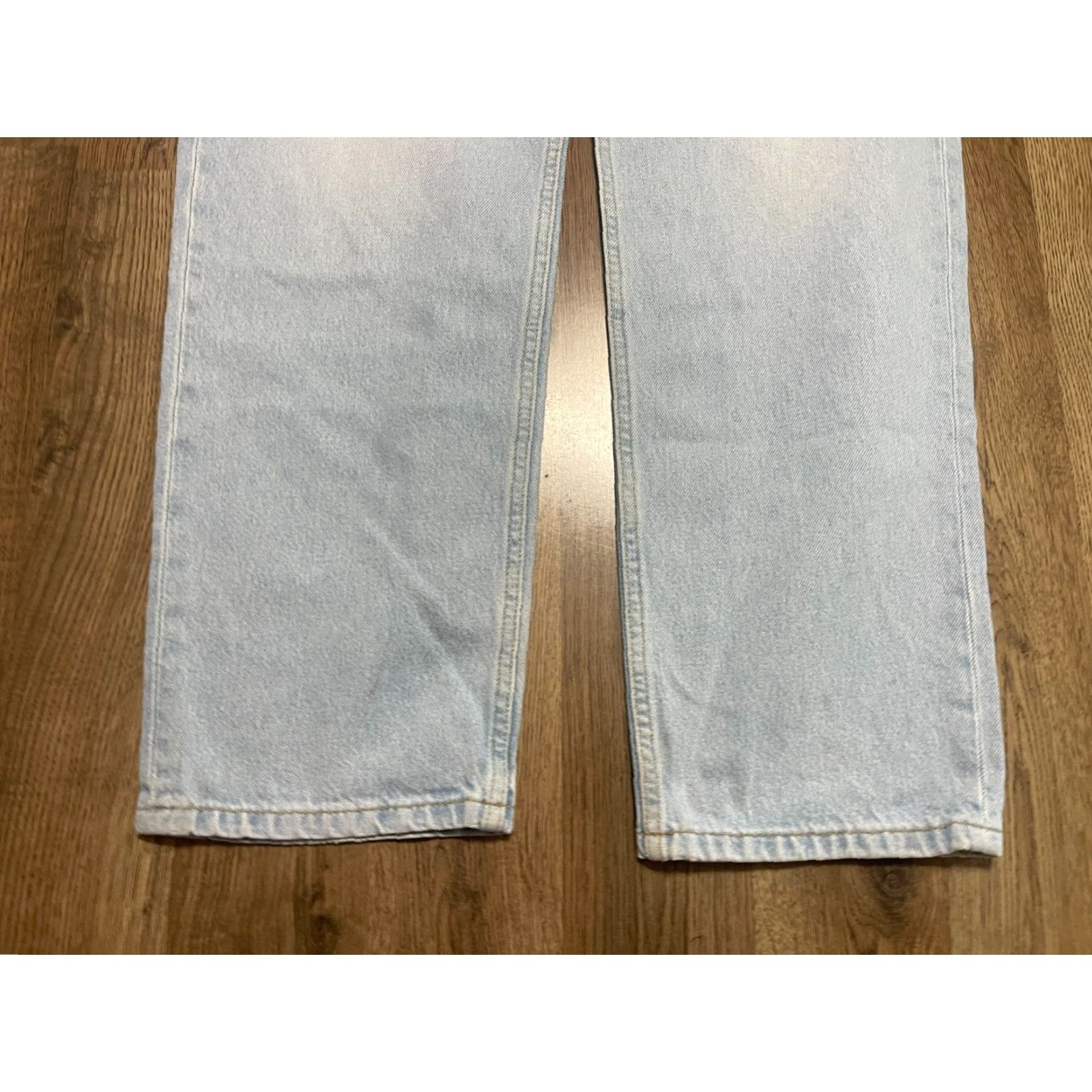 Vintage VINTAGE Pegaoor Jeans Women's Size 32 Blue Denim Straight Light Wash Pockets 29in Inseam Regular Size 24" / US 00 / IT 34 - 3 Thumbnail