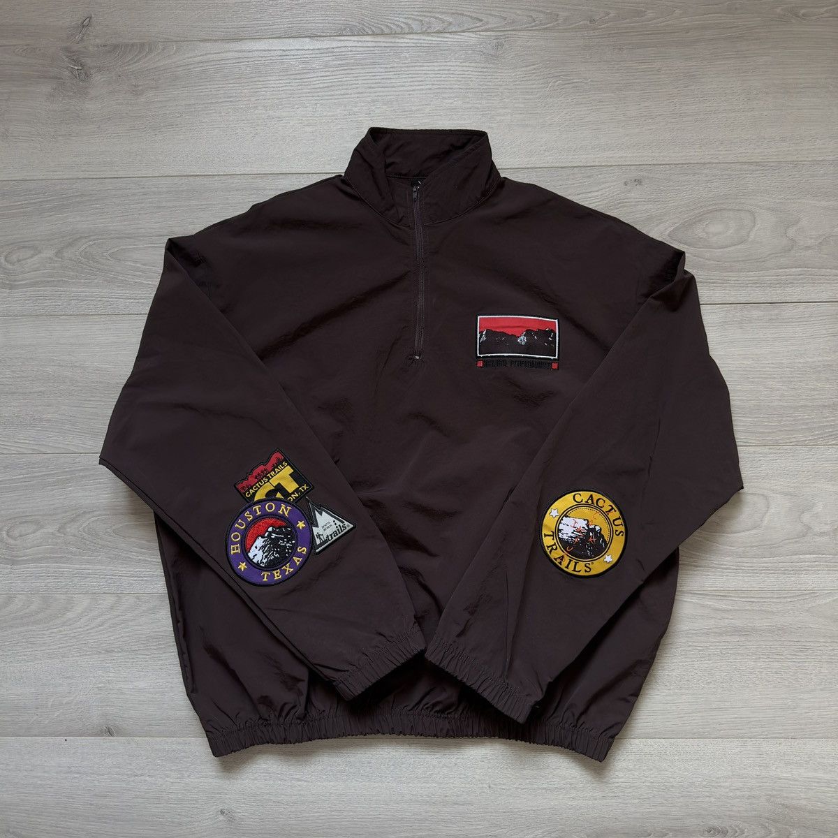 Travis Scott CACTUS JACK TRAILS HALF-ZIP WINDBREAKER JACKET XL