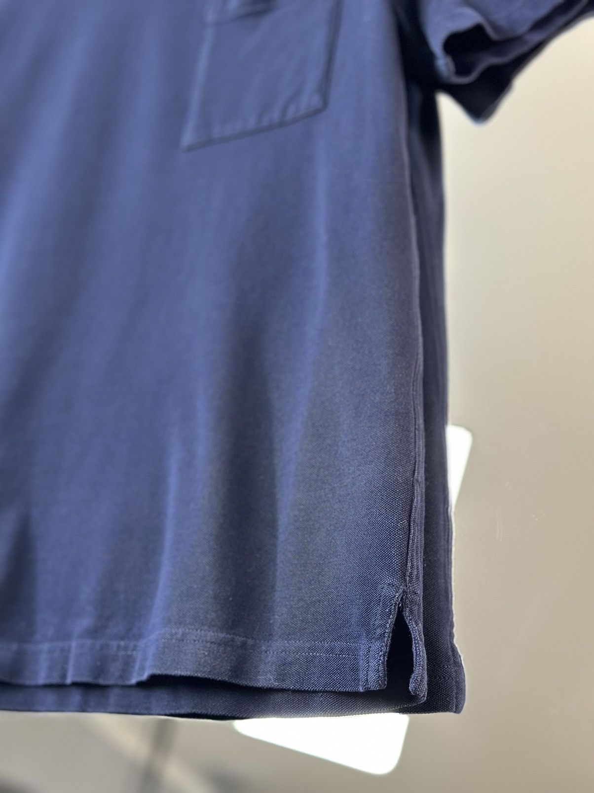 Hermes Hermes Paris Embroidered H Logo Cotton Pique Pocket Shirt Size US S / EU 44-46 / 1 - 4 Thumbnail