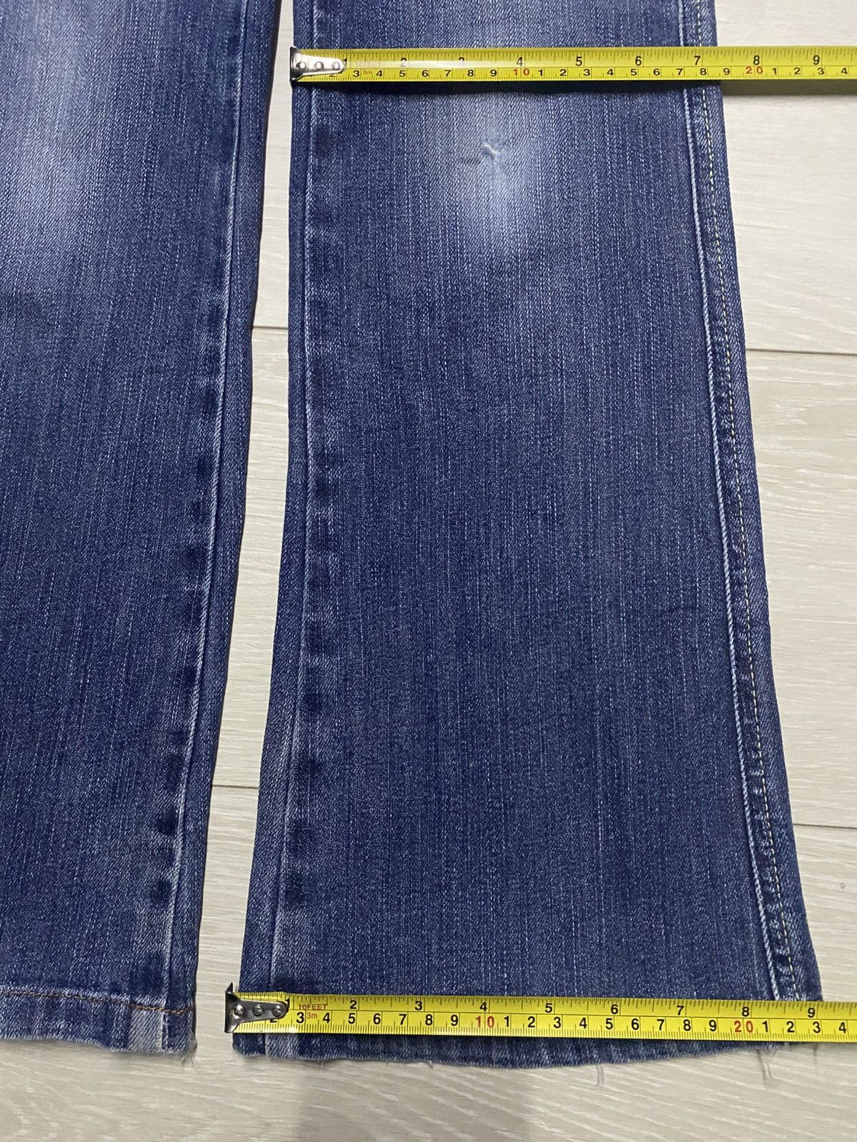 Levi's Vintage Levis Lady Style Faded Wash Flare Jeans Size 28" / US 6 / IT 42 - 14 Thumbnail