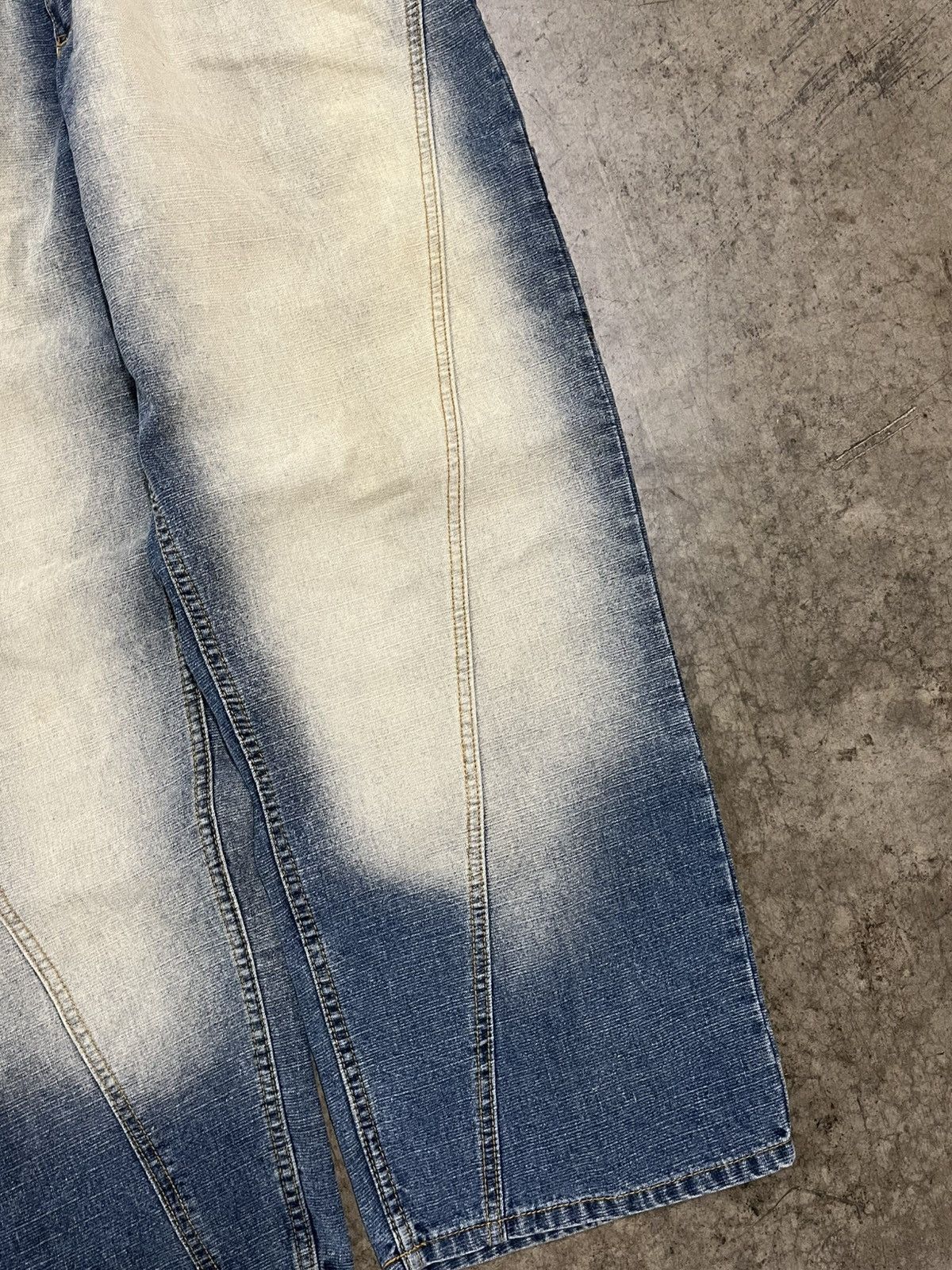Southpole × Vintage Y2K faded wash baggy fit wide leg denim southpole Jnco rare Size US 34 / EU 50 - 7 Thumbnail