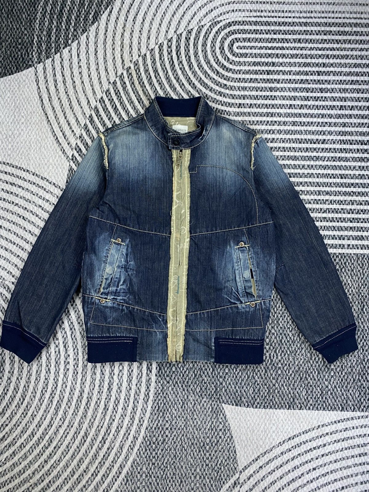 Vintage Vintage Hendrix Basic House Denim Style Zip-Up Jacket Size US M / EU 48-50 / 2 - 1 Thumbnail