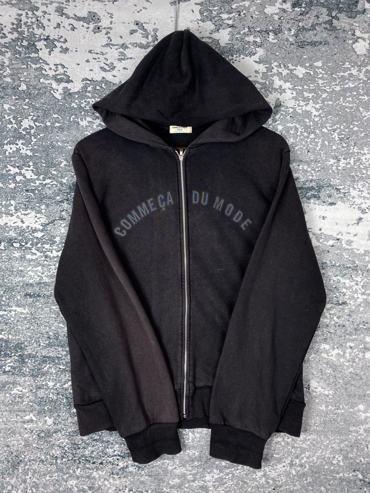Japanese Brand Vintage Comme Ca Du Mode Fille Zip Up Hoodies Size US L / EU 52-54 / 3 - 6 Thumbnail