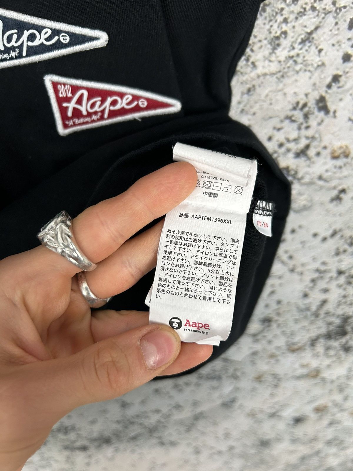 Aape Aape Japanese Graphic Tee Rap Skate Vintage Streetwear Size US S / EU 44-46 / 1 - 10 Thumbnail