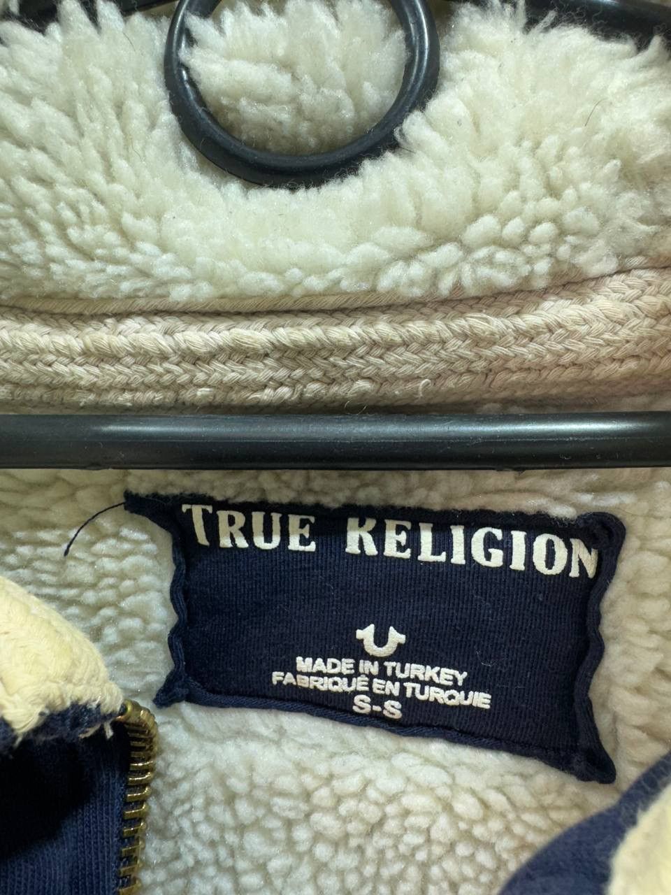 True Religion True Religion Fleece Sherpa Zip Hoodie Womens Jacket Size S / US 4 / IT 40 - 9 Thumbnail