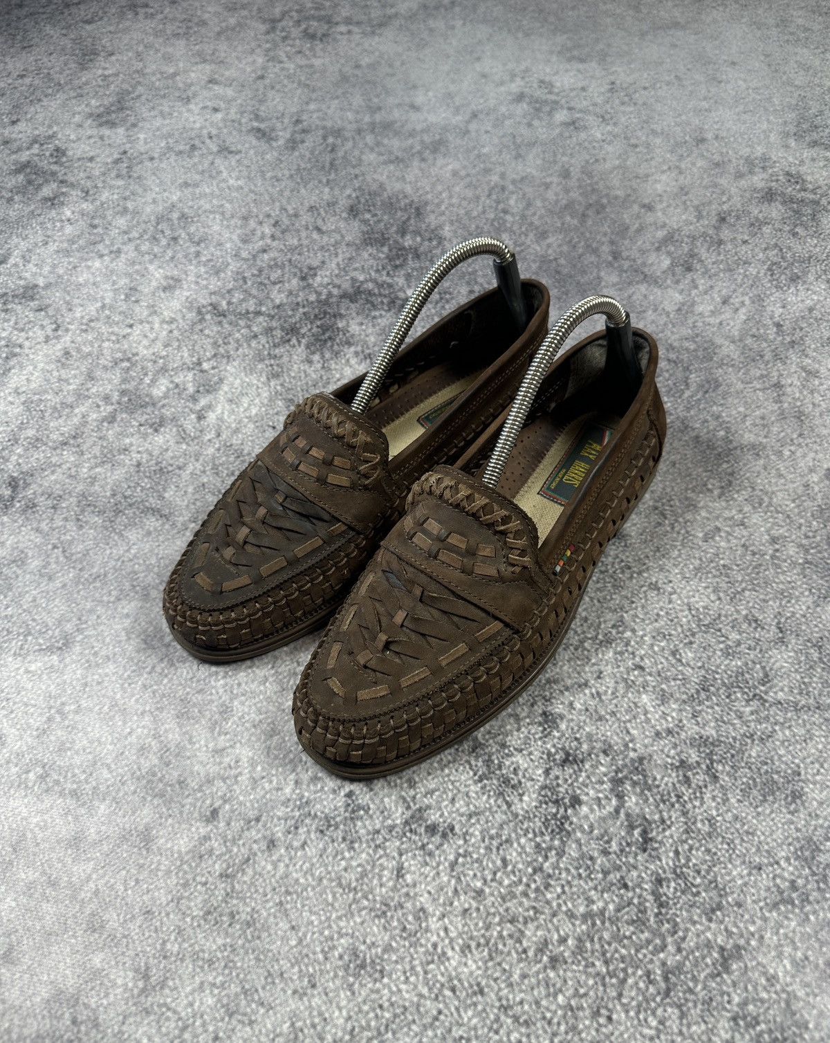 Leather Vintage Old Money Style Casual Leather Shoes Streetwear 43 Size US 9.5 / EU 42-43 - 1 Thumbnail
