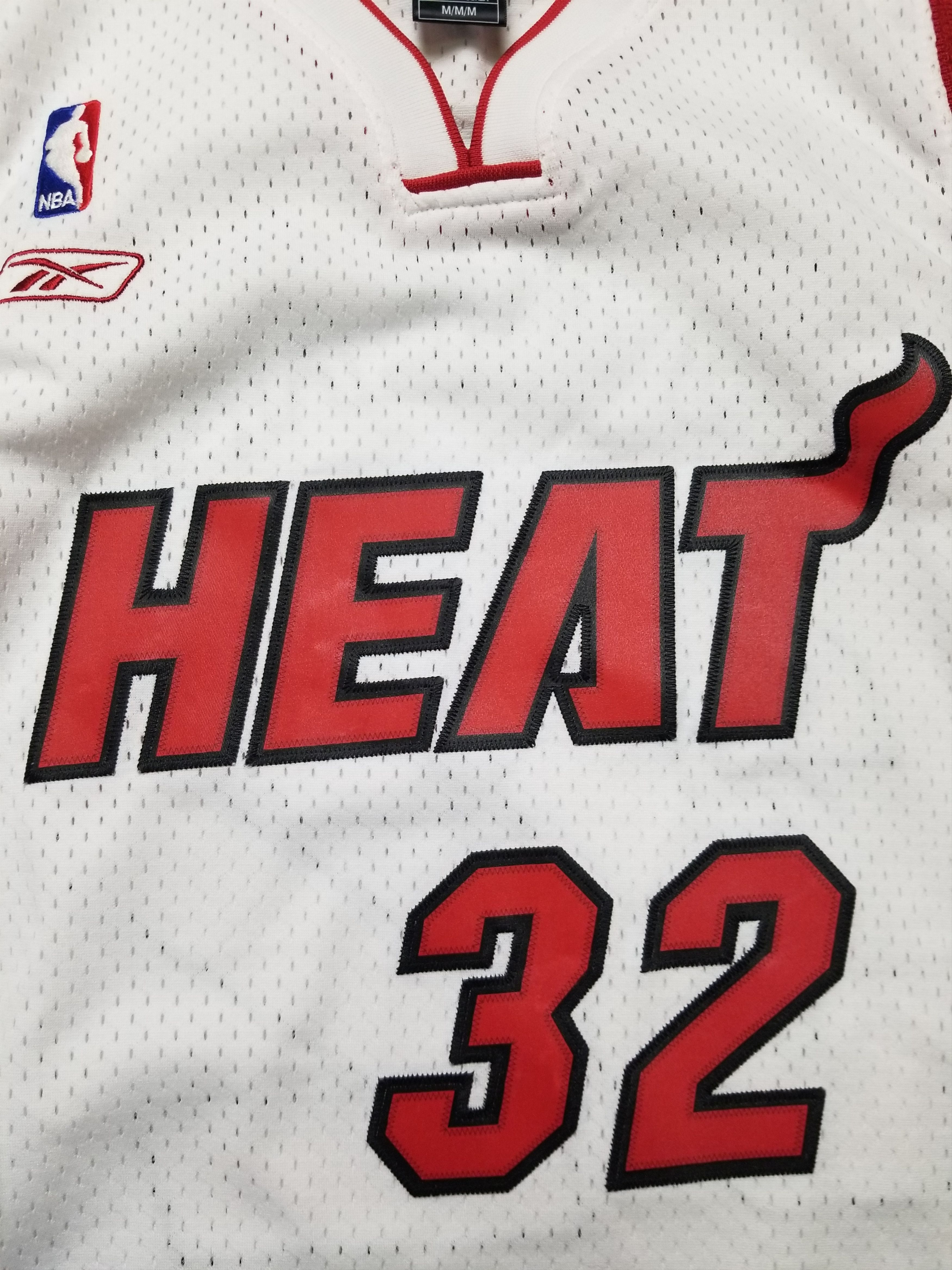 Reebok Vtg Miami Heat Shaquille O'Neal #32 Basketball NBA Jersey Size US M / EU 48-50 / 2 - 13 Thumbnail