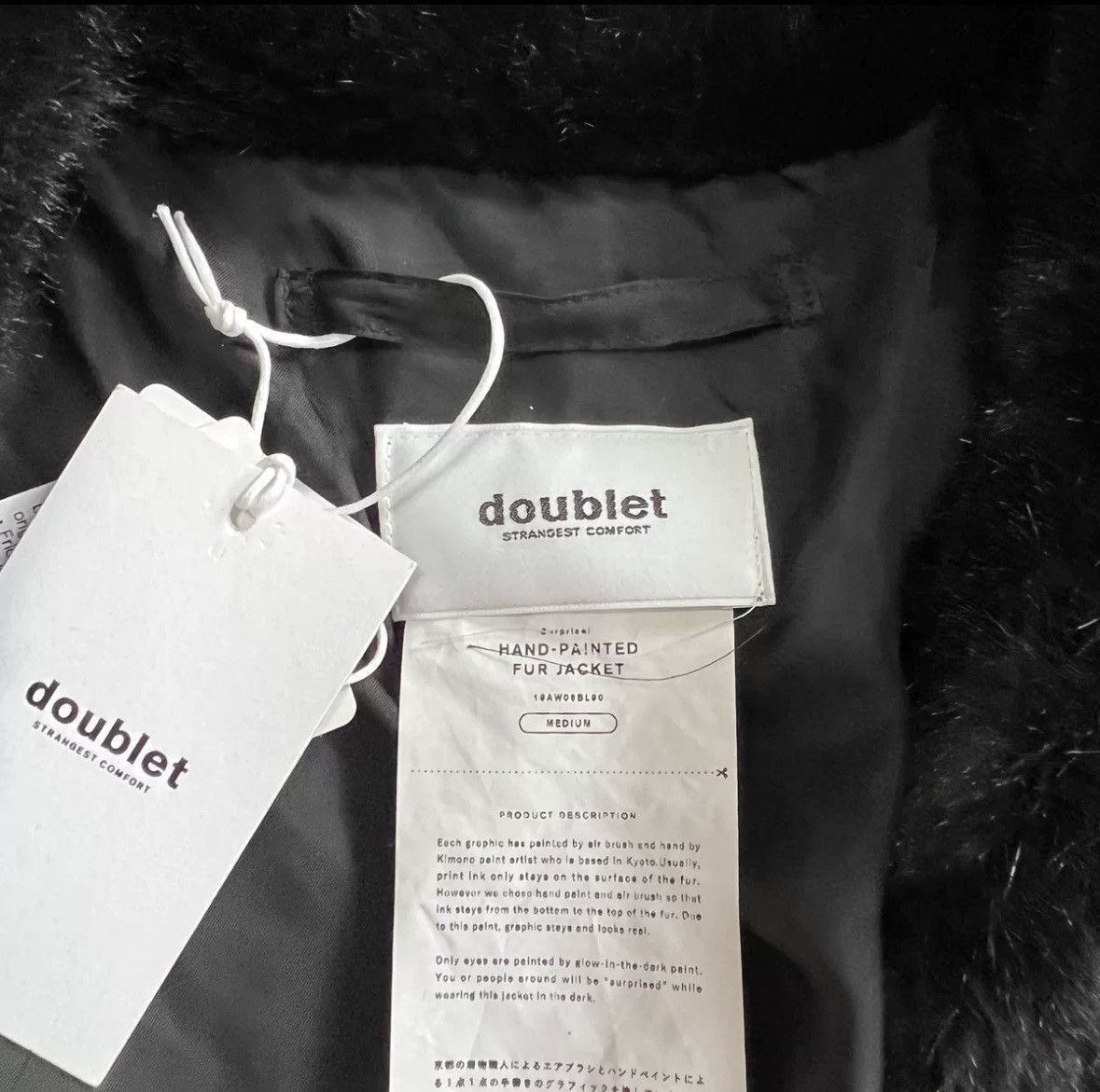 Doublet Doublet 19aw bat fur jacket Size US M / EU 48-50 / 2 - 4 Thumbnail