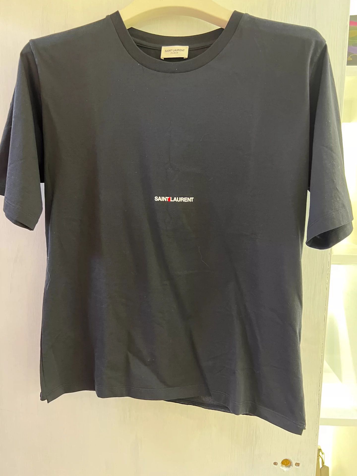 Saint Laurent Paris Saint Laurent Paris Basic logo short sleeved shirt Size US S / EU 44-46 / 1 - 1 Thumbnail