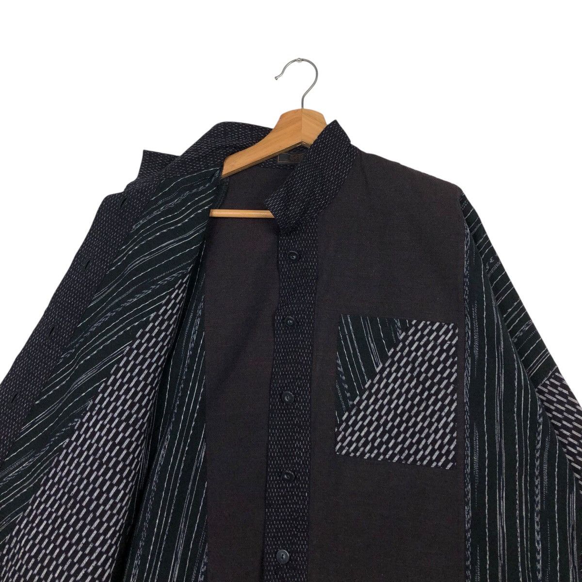 Indigo × Japanese Brand × Vintage 📌Vintage Indigo Button Jacket Japanese Brand Issey Miyake Size US M / EU 48-50 / 2 - 13 Thumbnail
