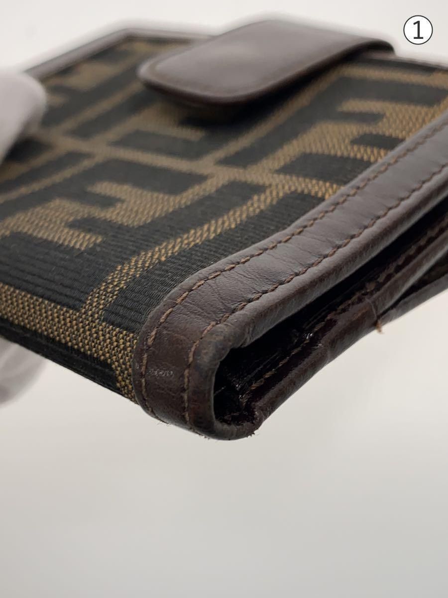 Fendi Fendi Bi-Fold Wallet Brown Size ONE SIZE - 7 Thumbnail