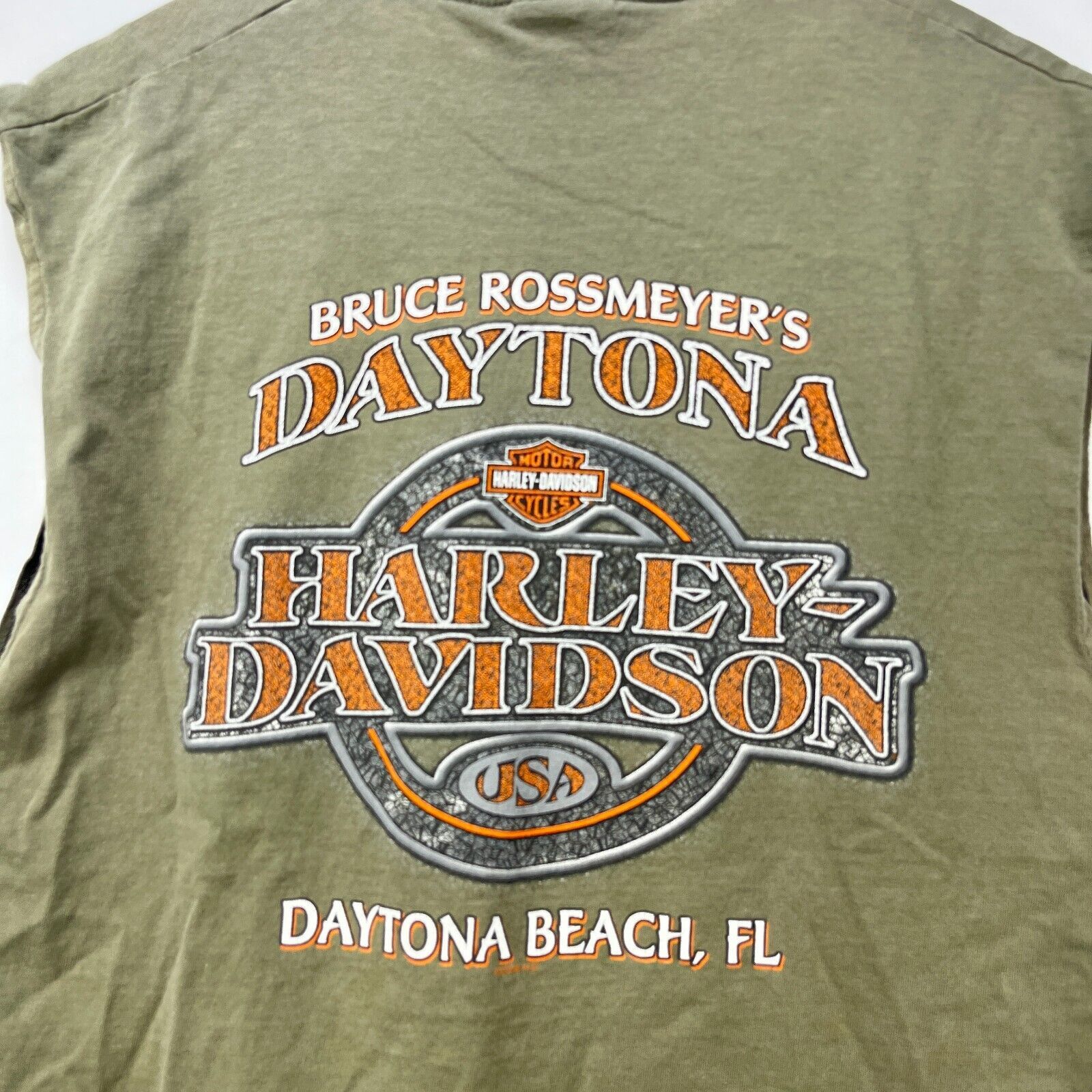 Vintage Vintage Harley-Davidson Sun Faded Sleeveless Shirt XL Eagle Size US XL / EU 56 / 4 - 3 Thumbnail
