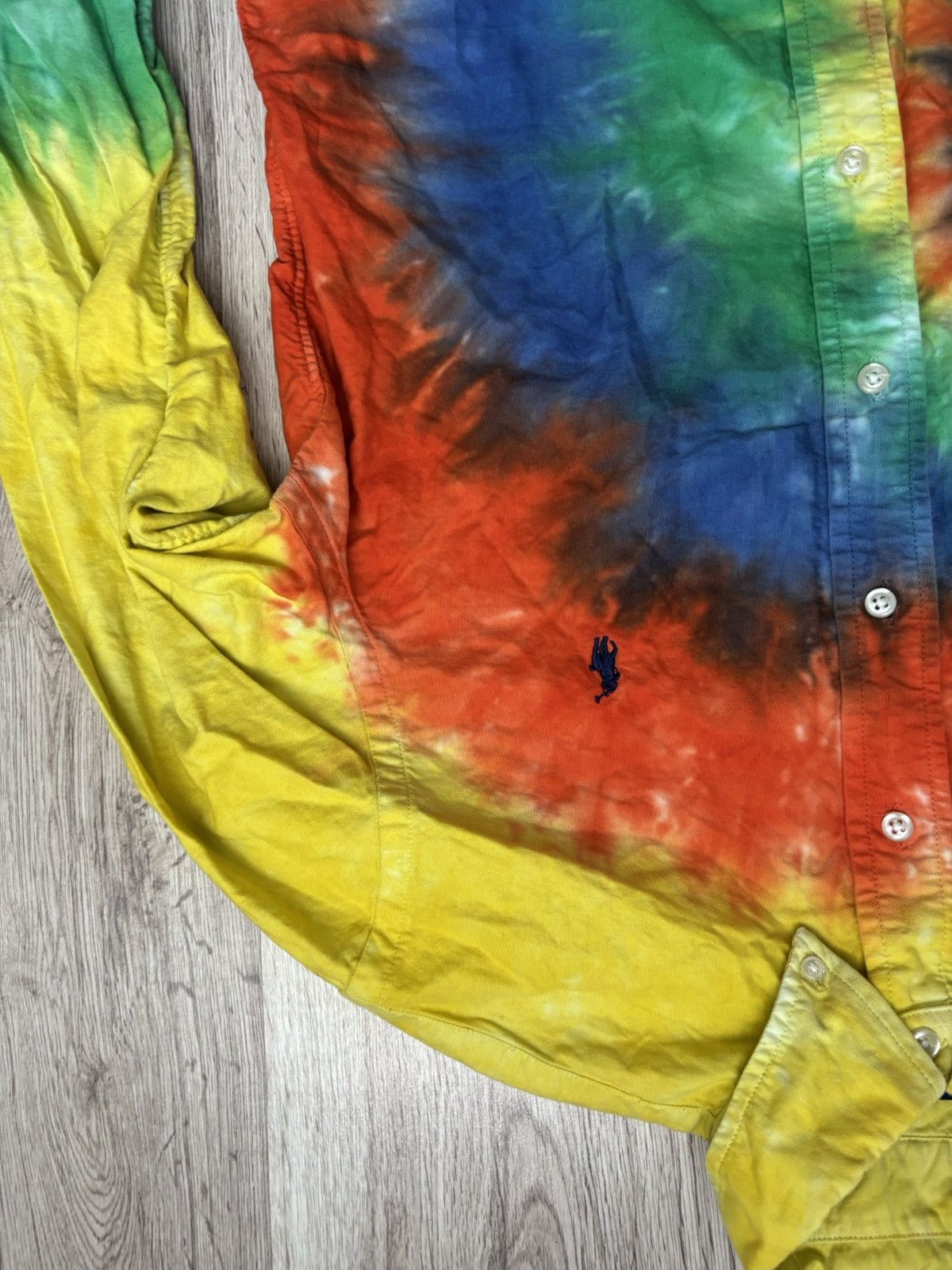 Polo Ralph Lauren Rare Polo Ralph Lauren Tie Dye shirt Size US S / EU 44-46 / 1 - 8 Thumbnail