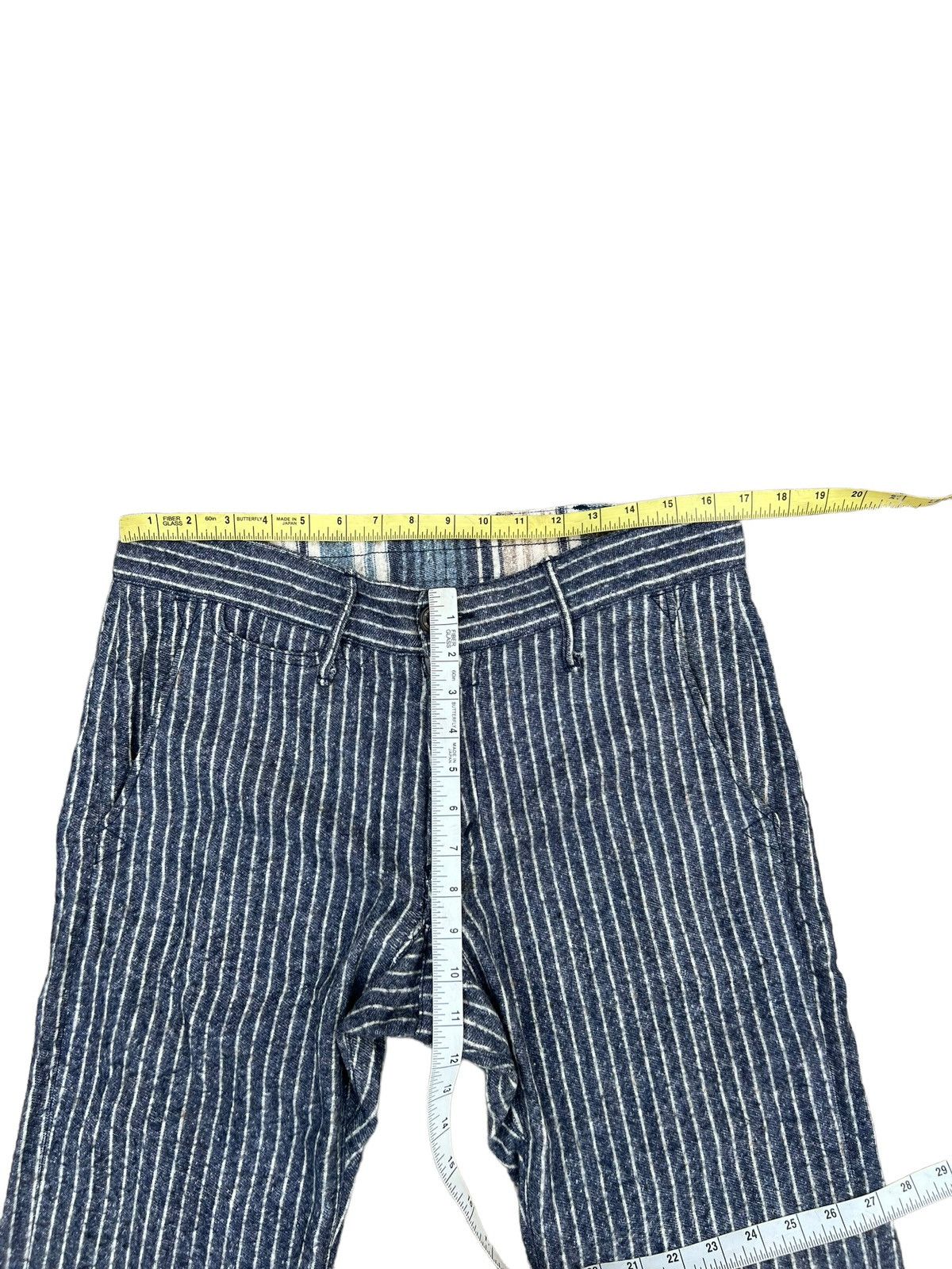 Vintage TMT Classic Japan Cinch Back Striped Trouser Pant Size US 32 / EU 48 - 3 Thumbnail