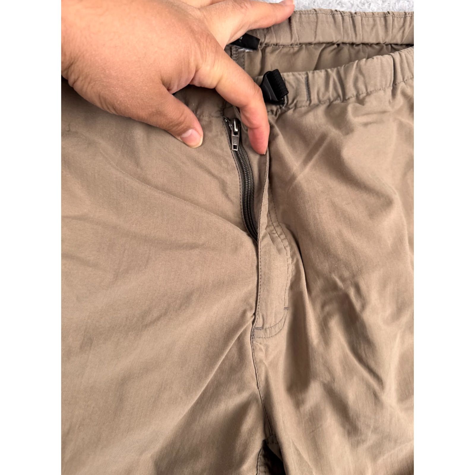 Patagonia VINTAGE Patagonia Shorts Men 38 Beige Nylon Belted Cargo Pocket 10in Inseam Outdoor Beach Army 90s Size US 38 / EU 54 - 7 Thumbnail