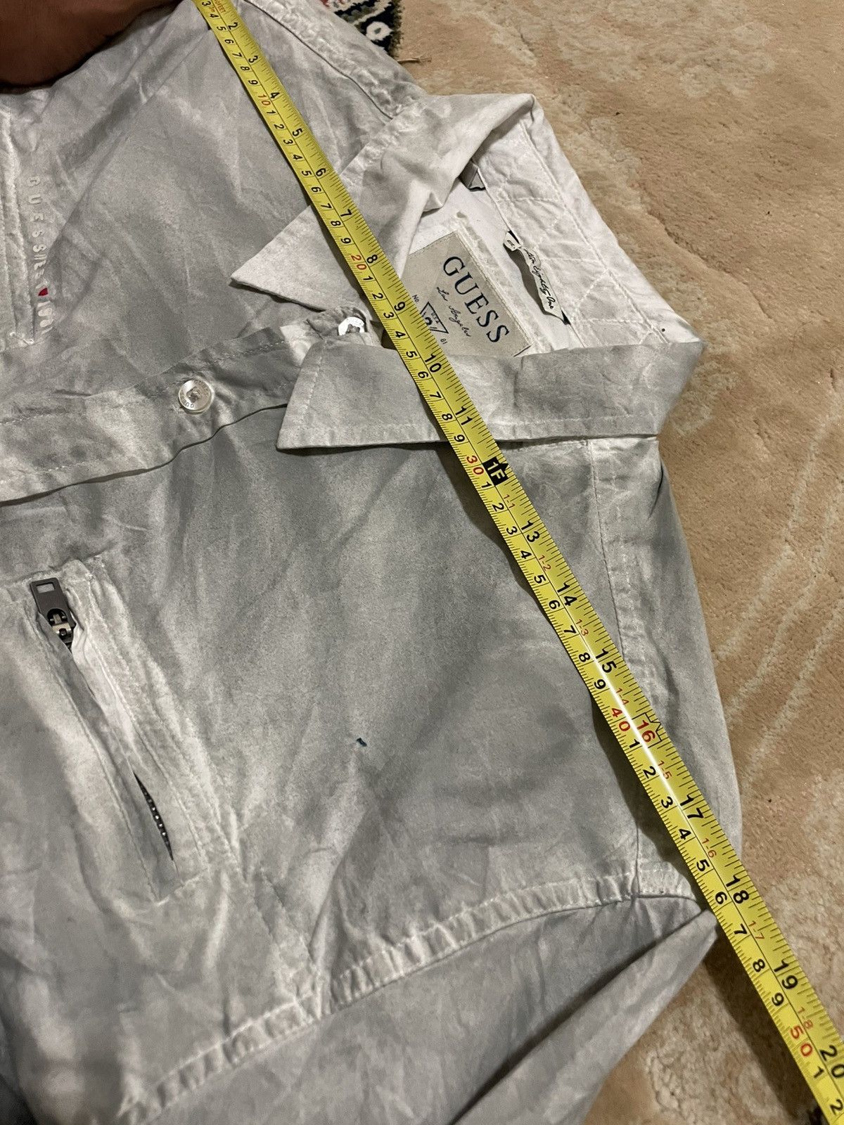 Guess Man Gray Limited Edition Guess Button Up Tshirt Stone Wash Size US M / EU 48-50 / 2 - 11 Thumbnail
