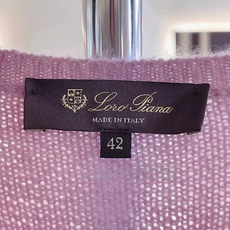 Loro Piana Loro Piana Pink side-button cashmere sweater Size S / US 4 / IT 40 - 7 Thumbnail