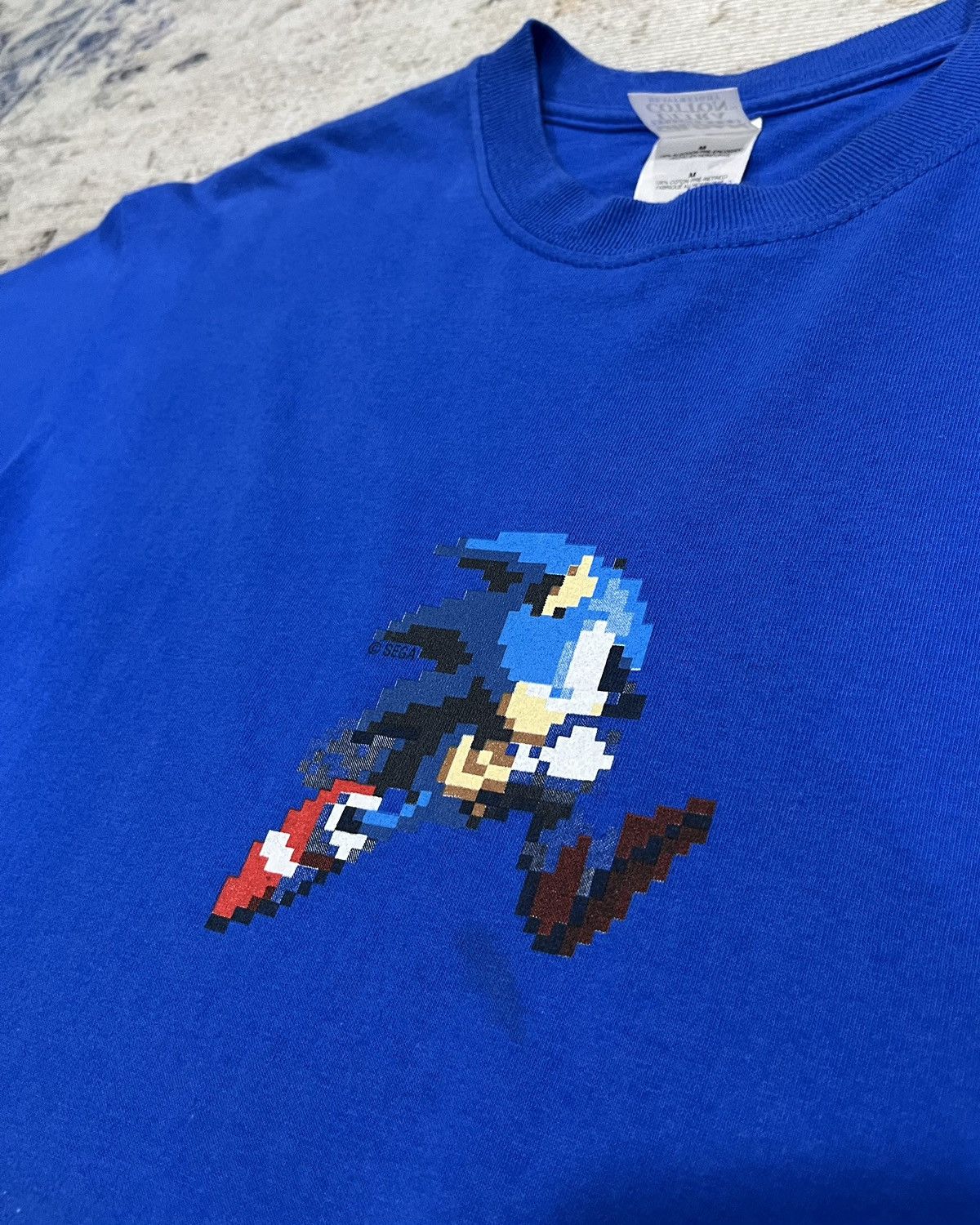 Gildan 2000s Sega Sonic Pixel Logo Aniversary 2005 15th Size US M / EU 48-50 / 2 - 2 Thumbnail